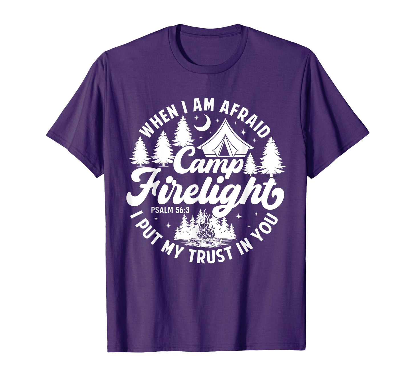 Camp Firelight Vacation Bible School Christian Summer Camp T-Shirt