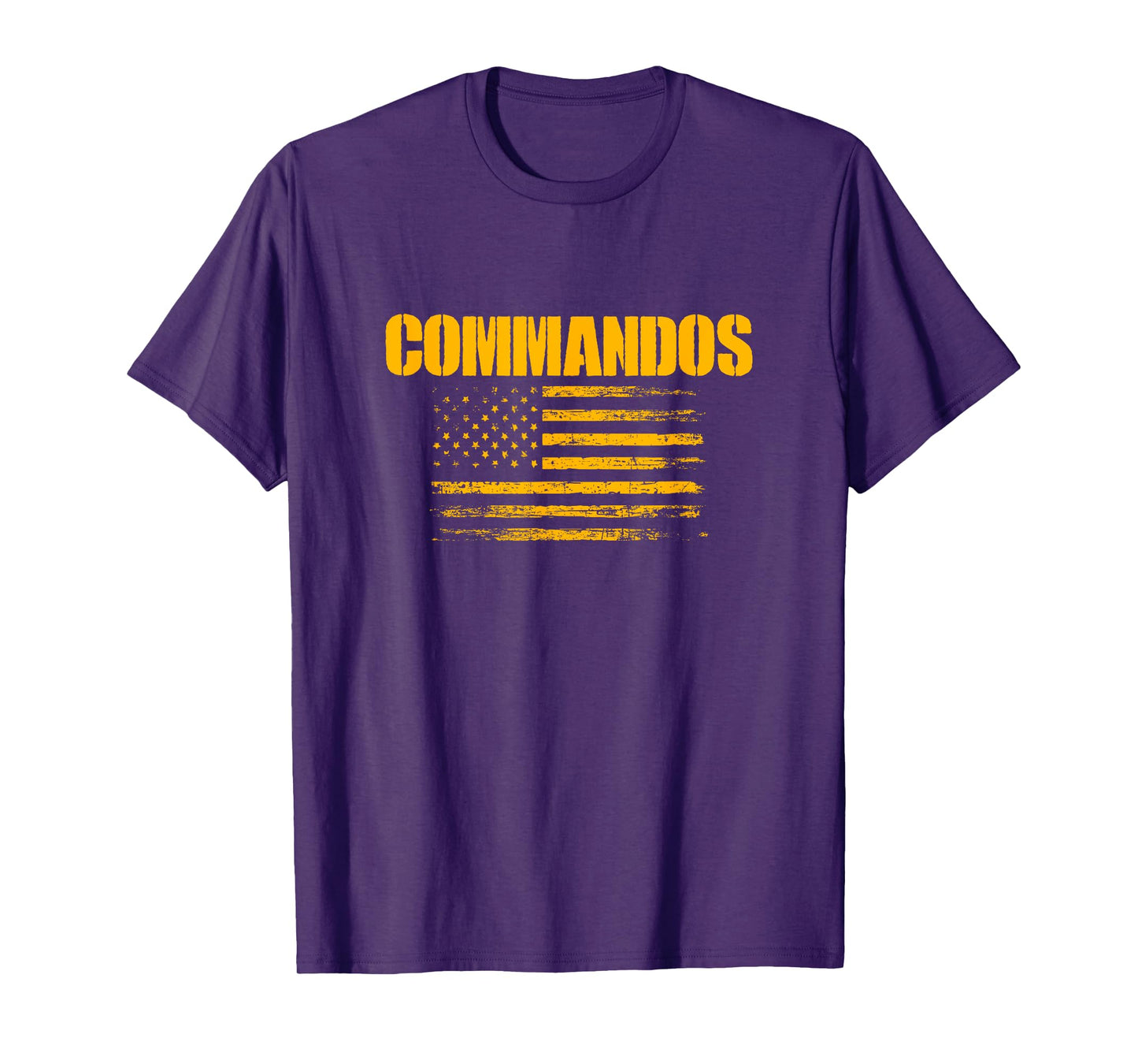 Hendersonville Commandos USA Flag Pride T-Shirt