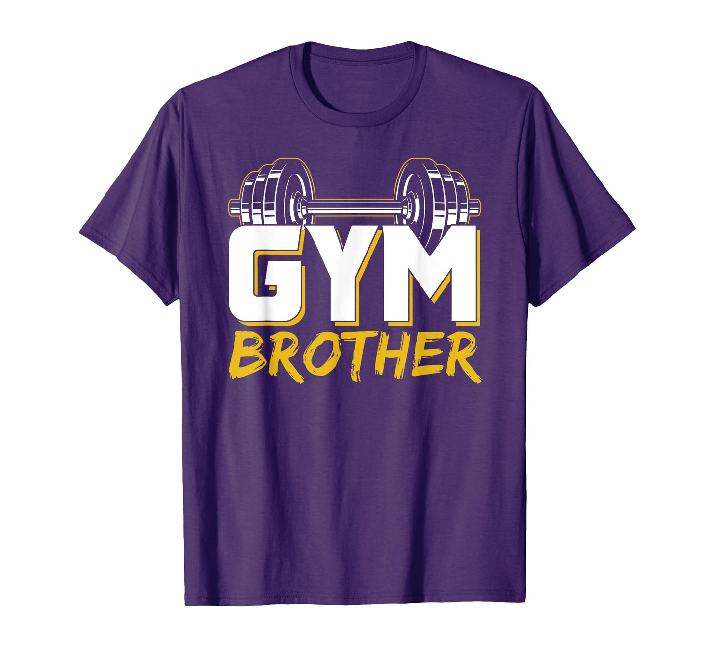 Gym Brother Training Fitness Workout Weightlifting T-Shirt