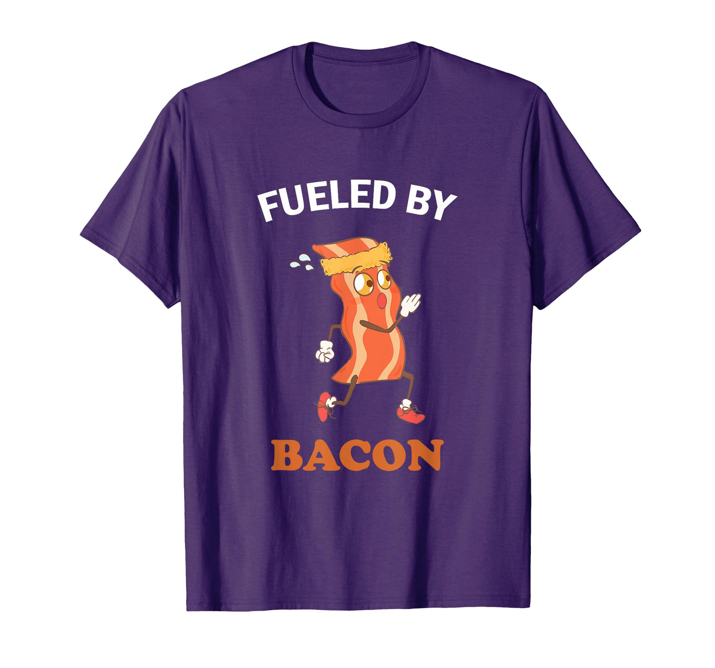 Fueled By Bacon Low Carb Keto Diet Workout Gym Fitness Gift T-Shirt