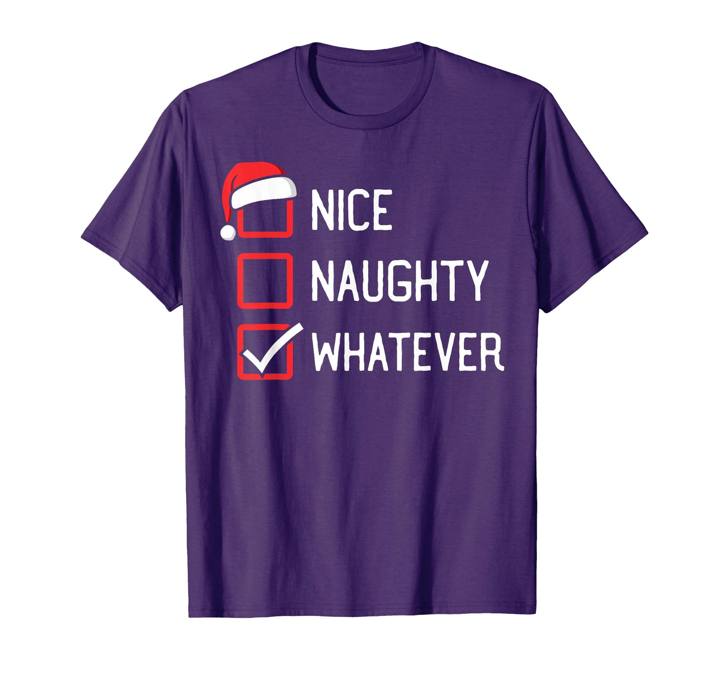 The List Group Family Matching Shirts By HumorPack Nice Naughty List Whatever Christmas T-Shirt