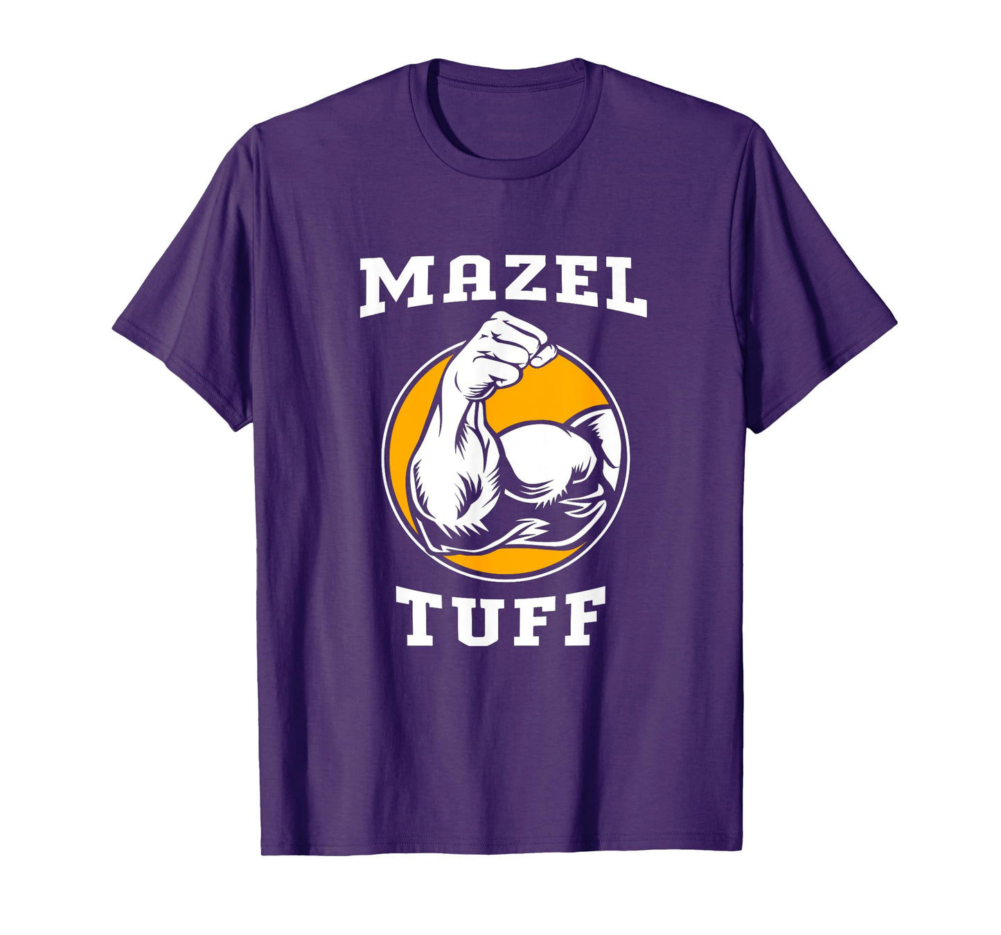 Funny Hanukkah Jew Workout Gym For Men Mazel Tuff T-Shirt