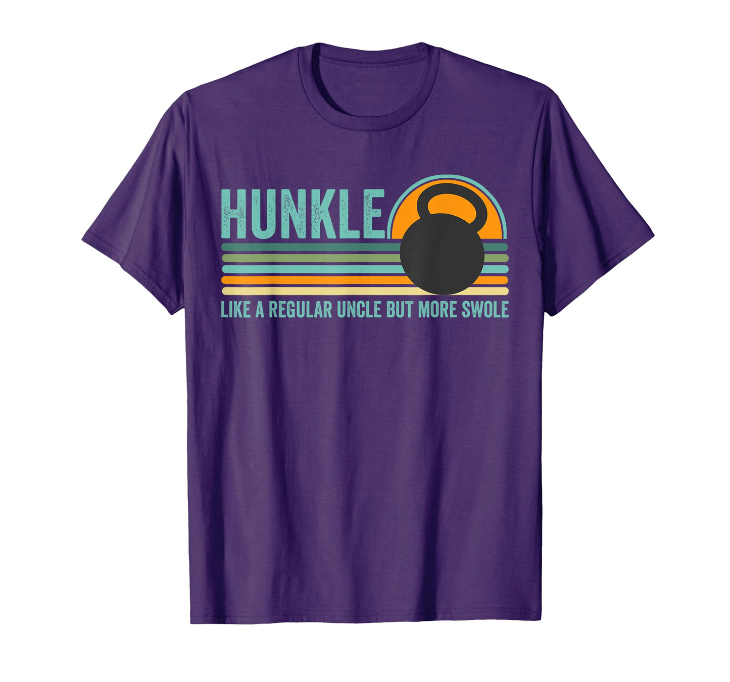 Hunkle Funny Uncle Gift Hunky Uncle Swole Meme Body Builder T-Shirt