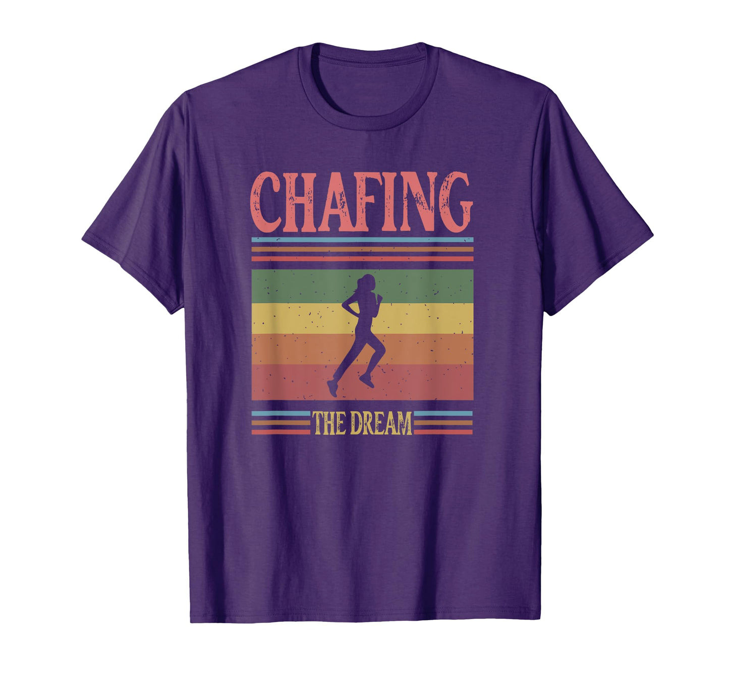 Chafing the Dream Funny Running Marathon Vintage Chasing T-Shirt