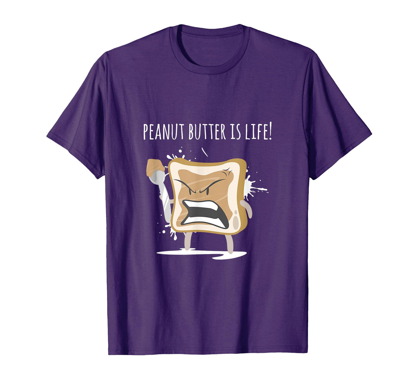 Peanut Butter Is Life Shirt - Funny Gag Gift for Gym Workout T-Shirt