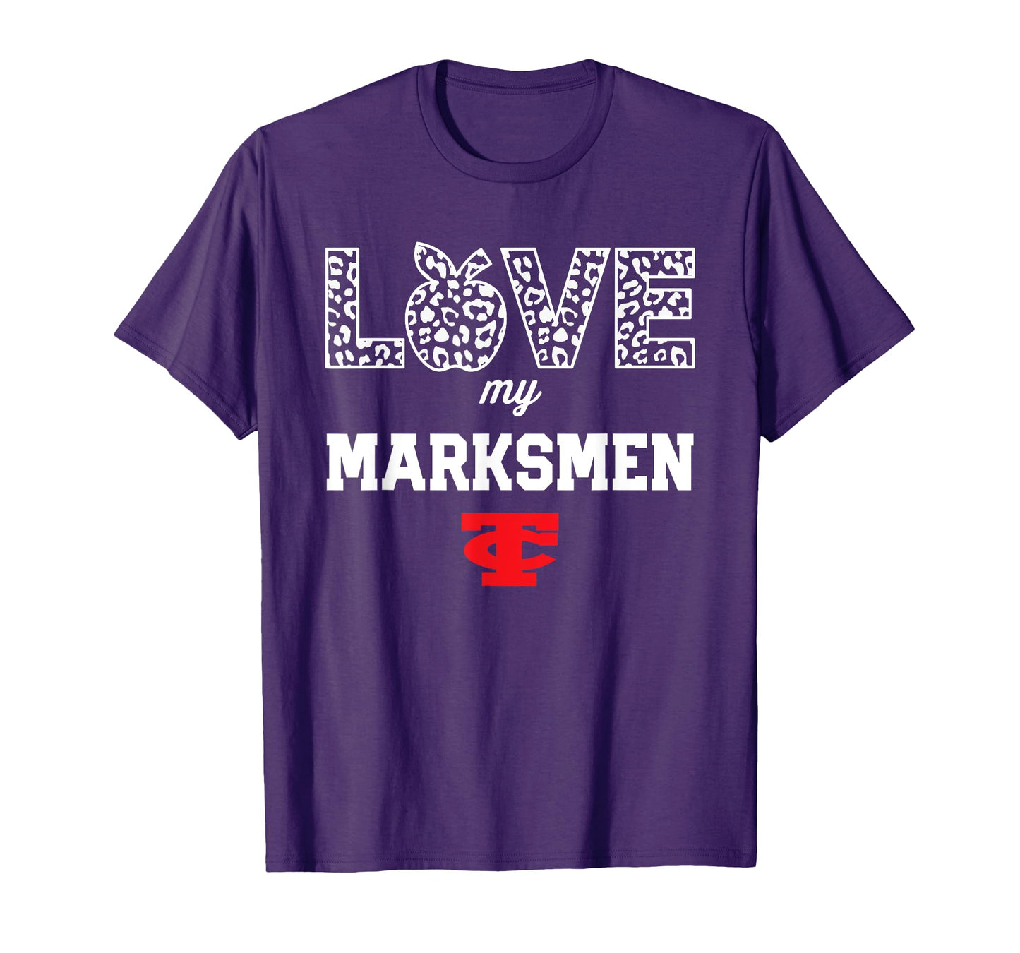Tell City Marksmen Logo Love My Team HS T-Shirt