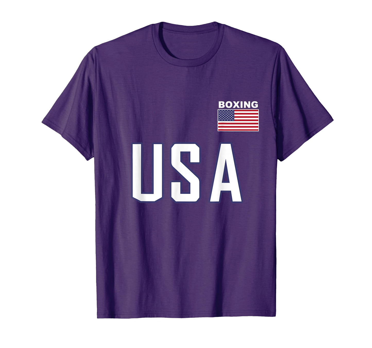 USA Flag Boxing Cool Boxer Training Equipment Men Women T-Shirt