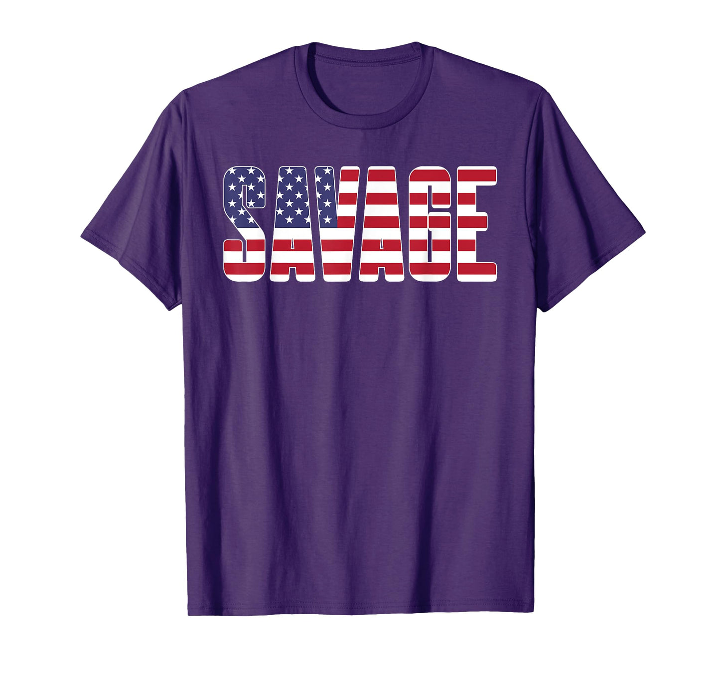 Savage T-Shirt - Awesome American Lifting USA Gym Strong Tee