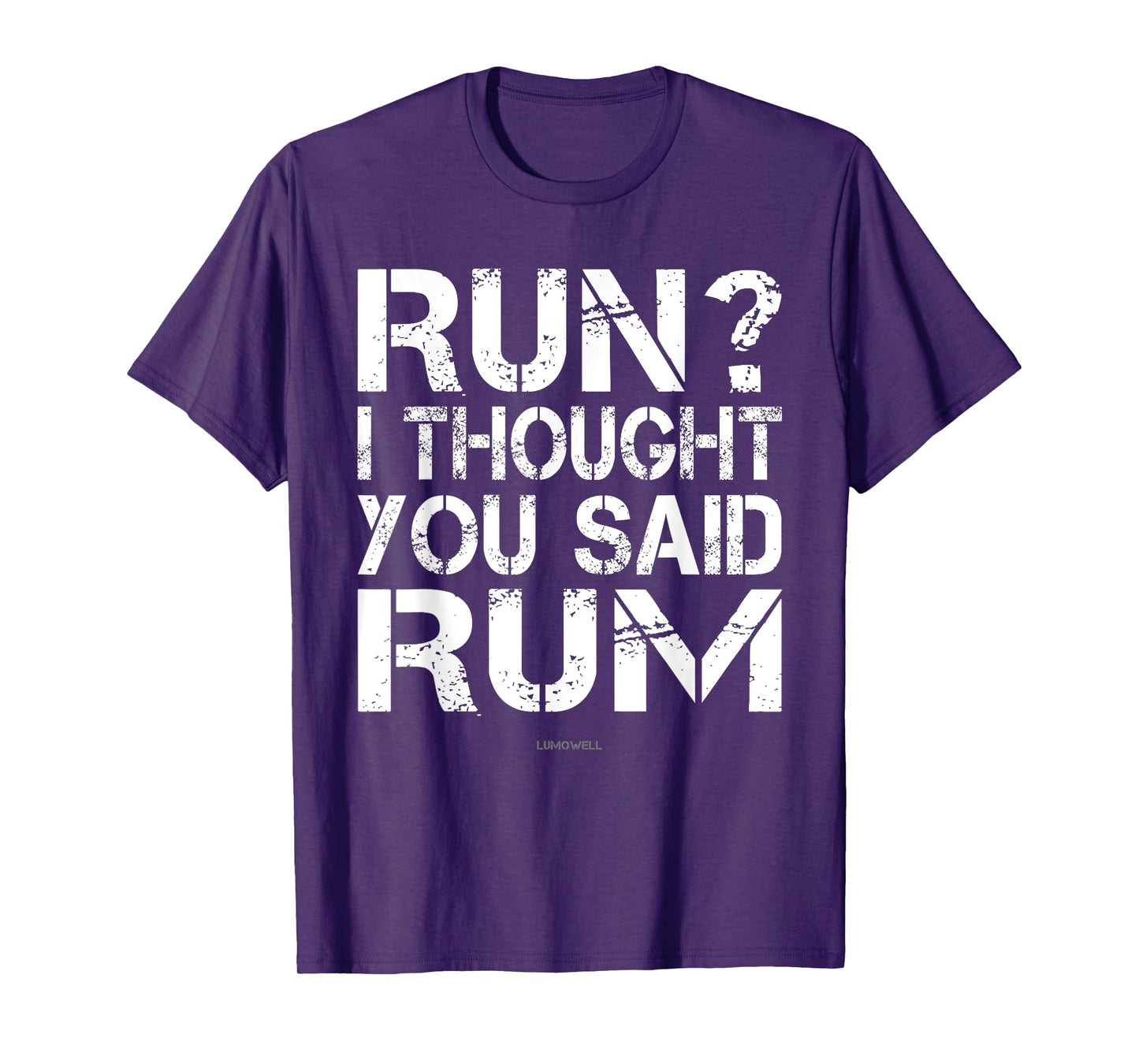 Funny Running Shirts: Run I Thought You Said Rum T-Shirt