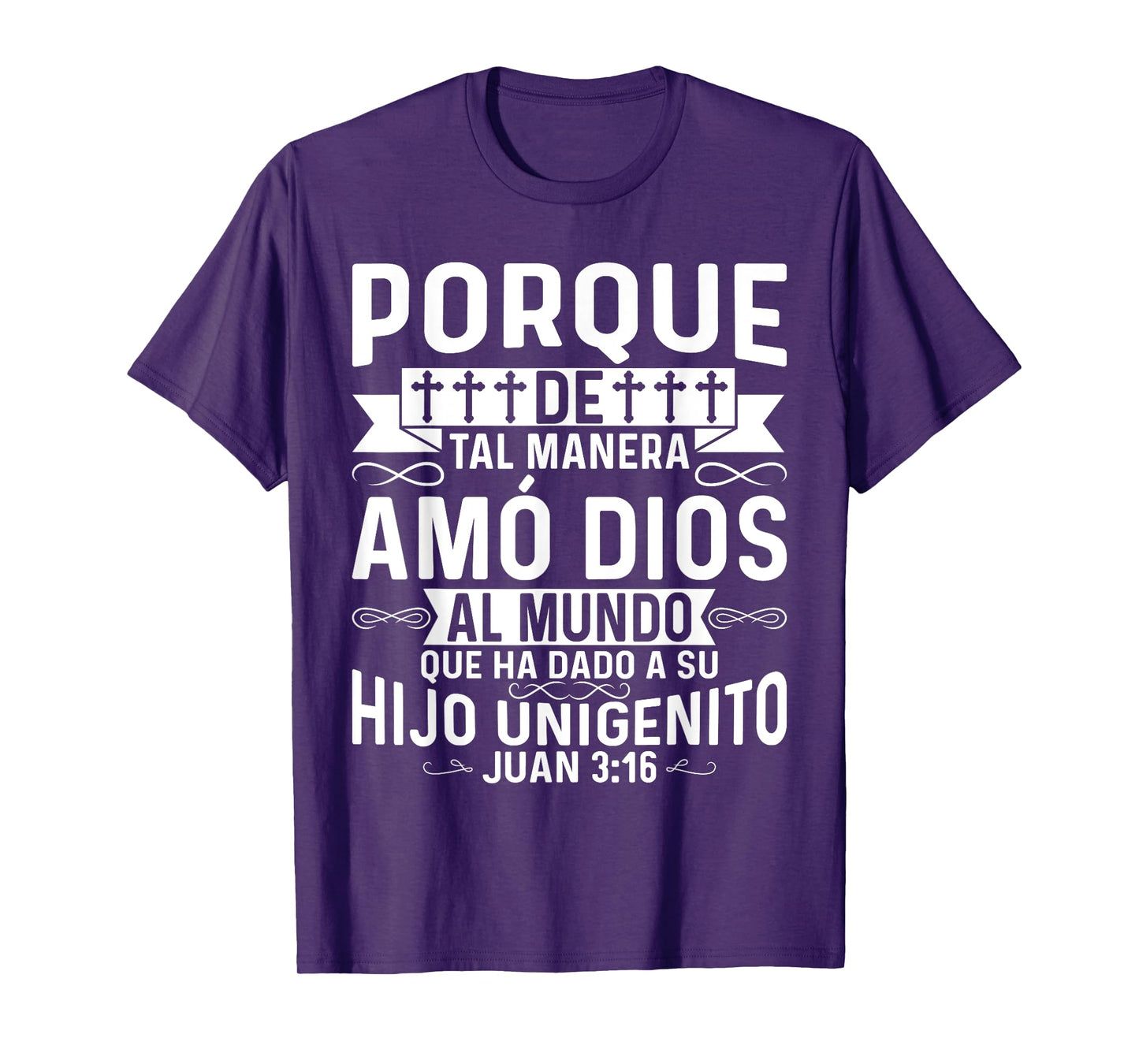 Camisetas Cristianas En Espanol Con Frases Biblia Juan 3:16 T-Shirt