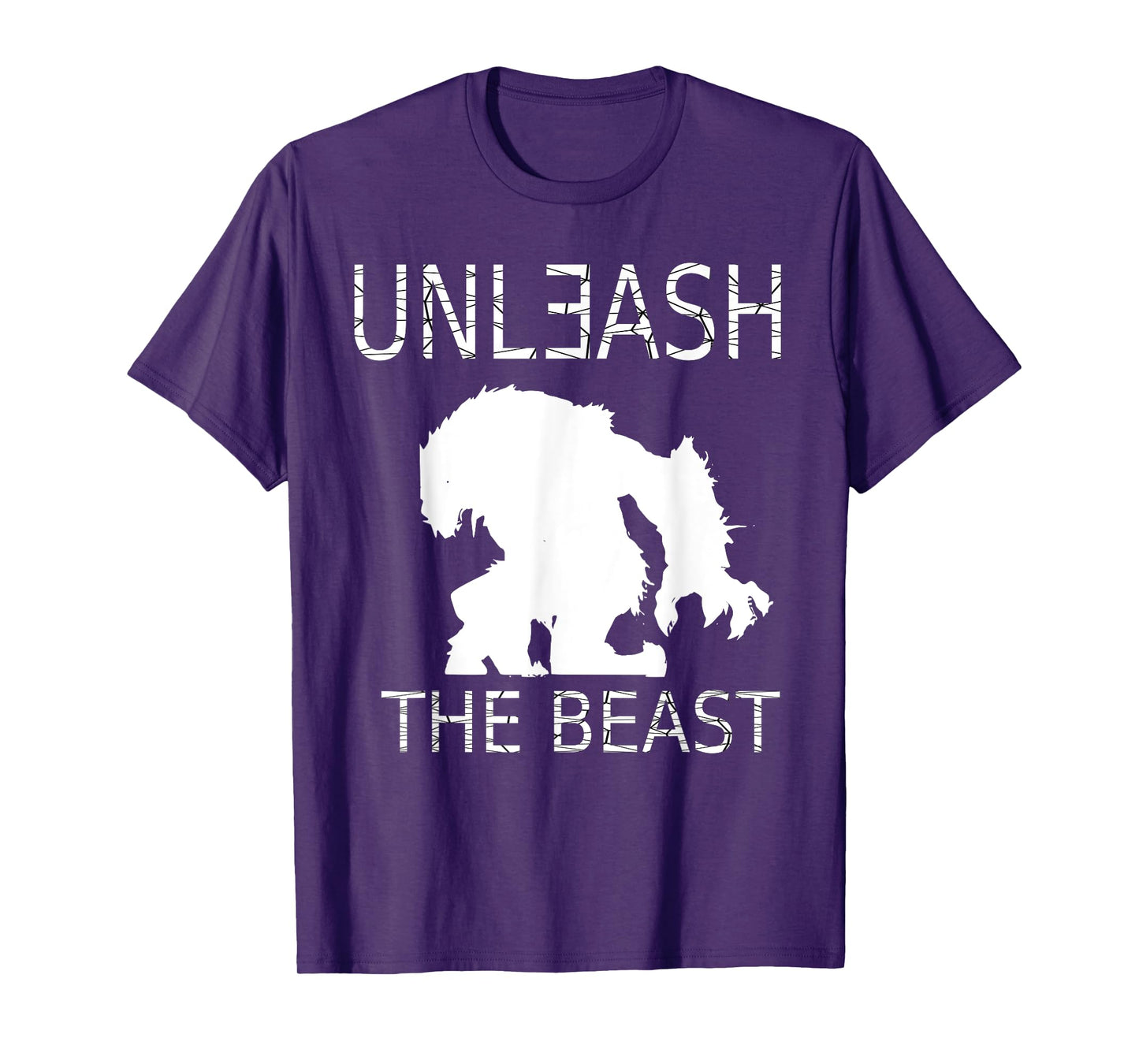 Unleash The Beast Workout Motivation Gym Graphic T-Shirt