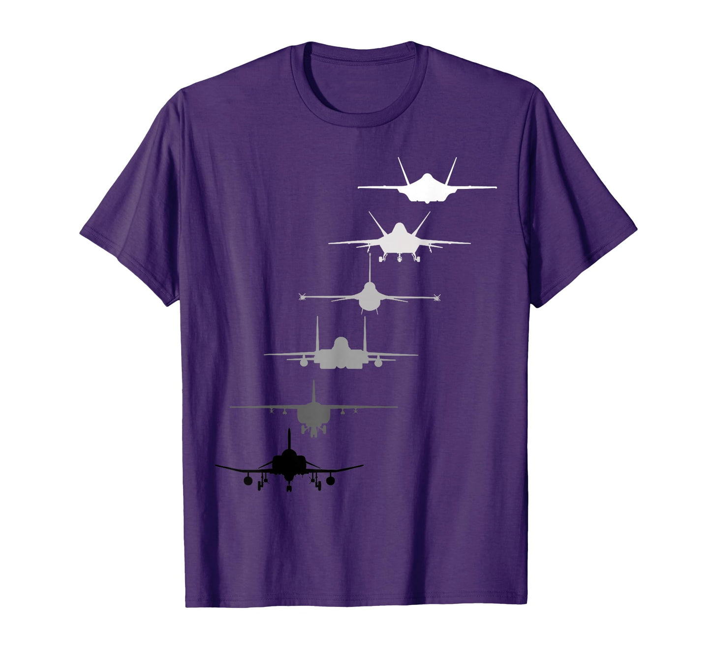 Air Force Fighter Jets F-4 F-111 F-15 F-16 F-22 F-35 T-Shirt