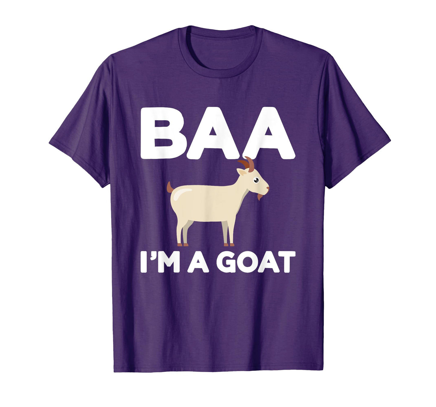 Baa Im a goat funny lazy DIY costume for halloween party T-Shirt