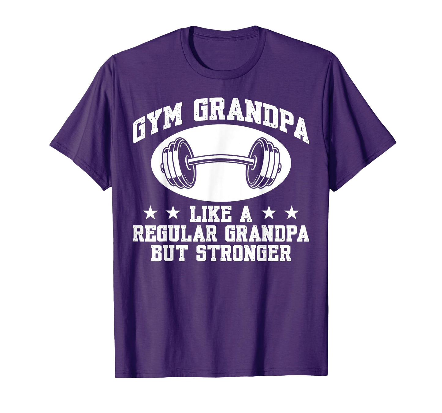 Lifting Gym Fitness Design Regular Grandpa But Stronger Funny Gym T-Shirt - Unisex-Adults, Black, Small, Short Sleeve, T-Shirt