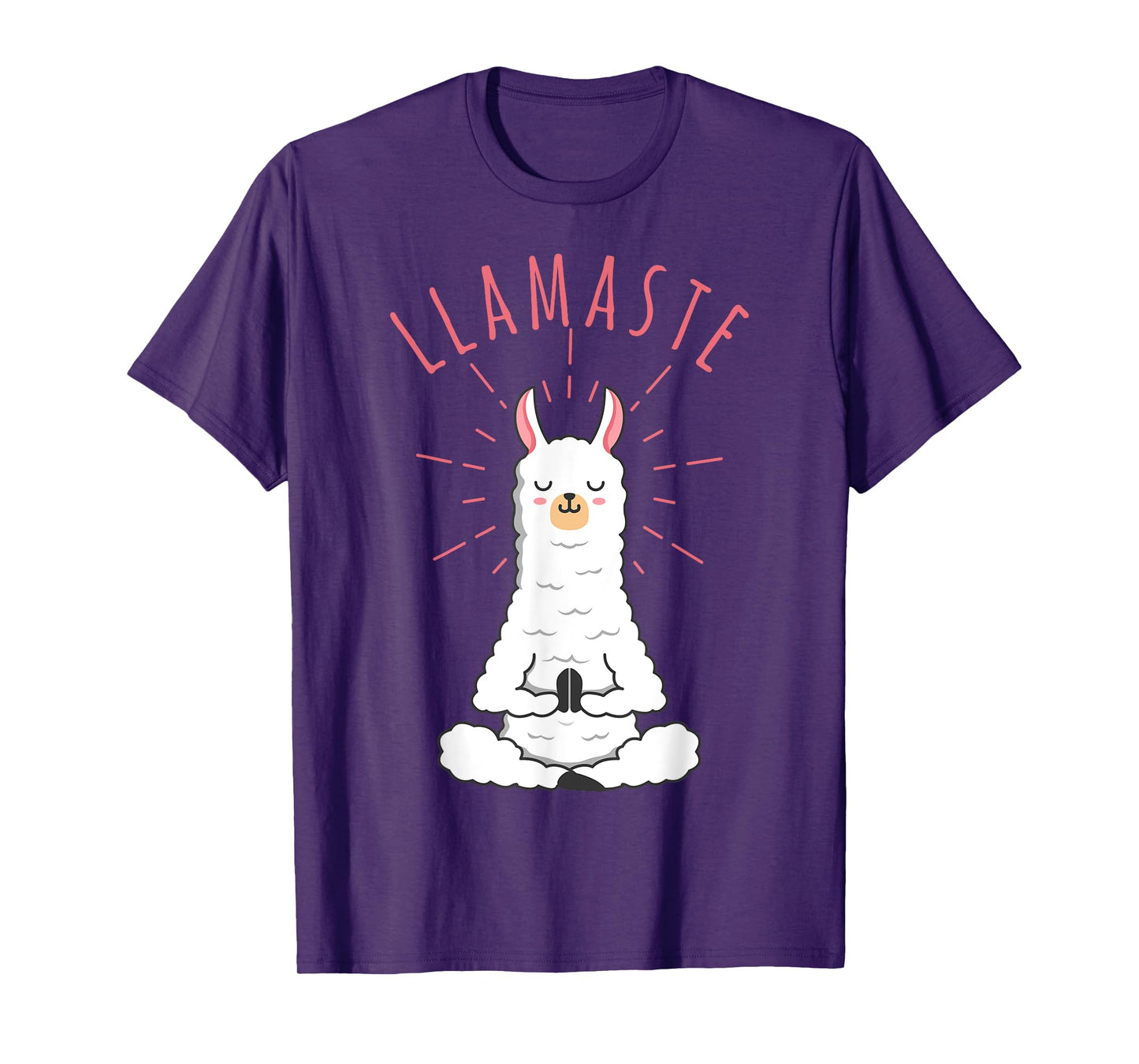 Funny Llama Do Yoga, Llamaste, Namaste Funny Yoga Meditation T-Shirt