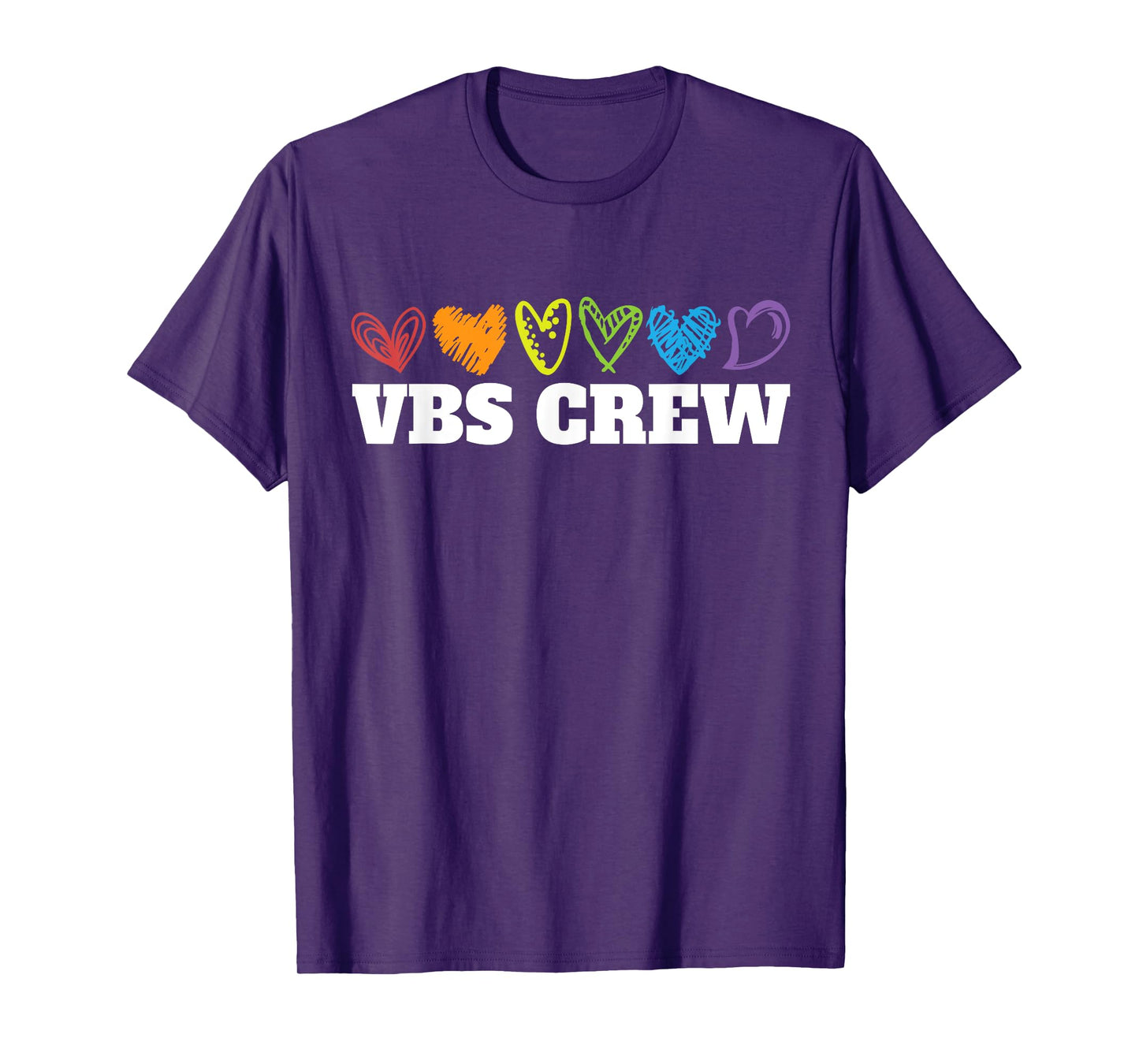 VBS Crew Hearts Vacation Bible School Squad Bible Study T-Shirt