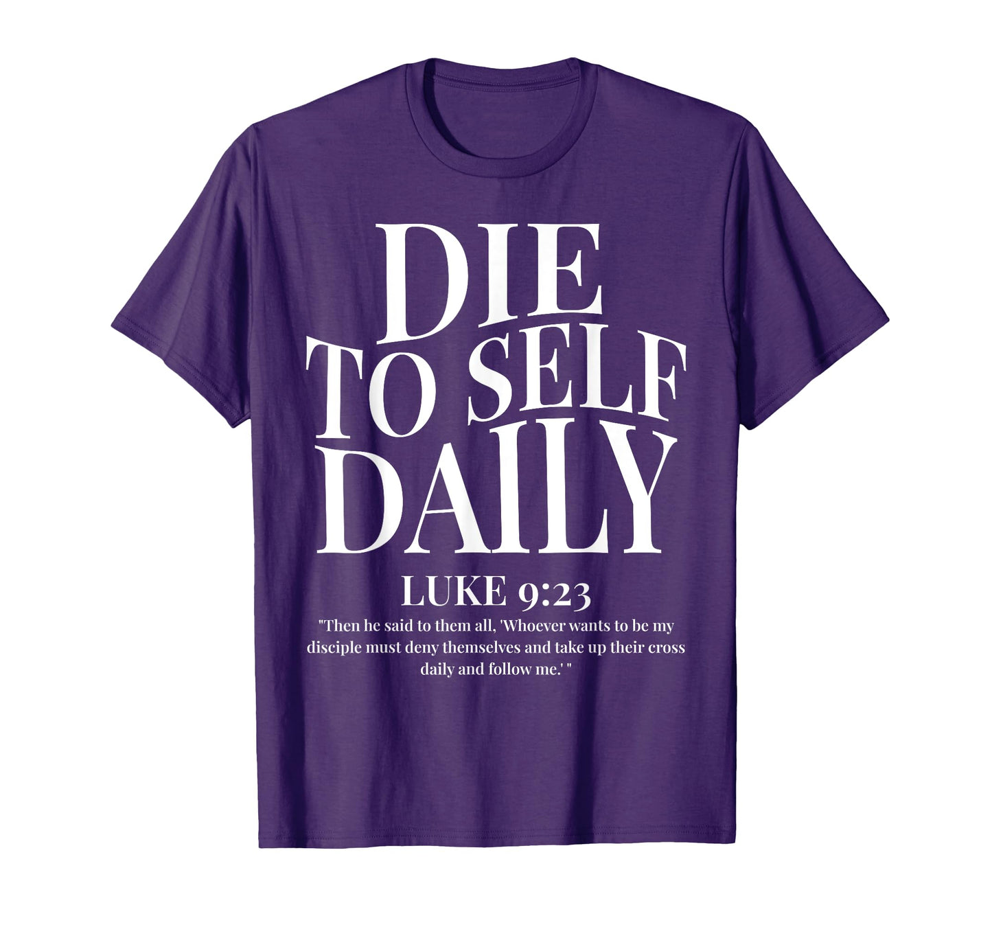 Vintage Bible Verse Disciple Christian Scripture Luke 9:23 T-Shirt