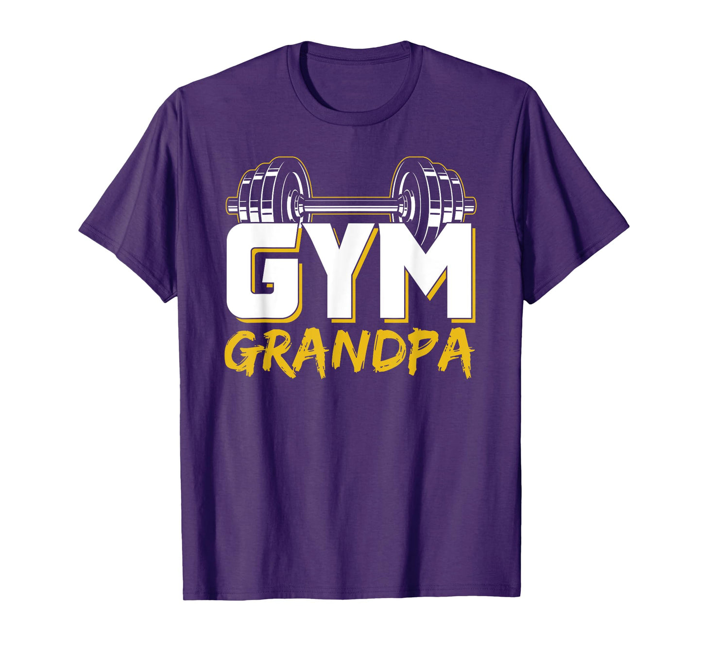 Gym Grandpa Workout Training Fitness Weightlifting Granddad T-Shirt