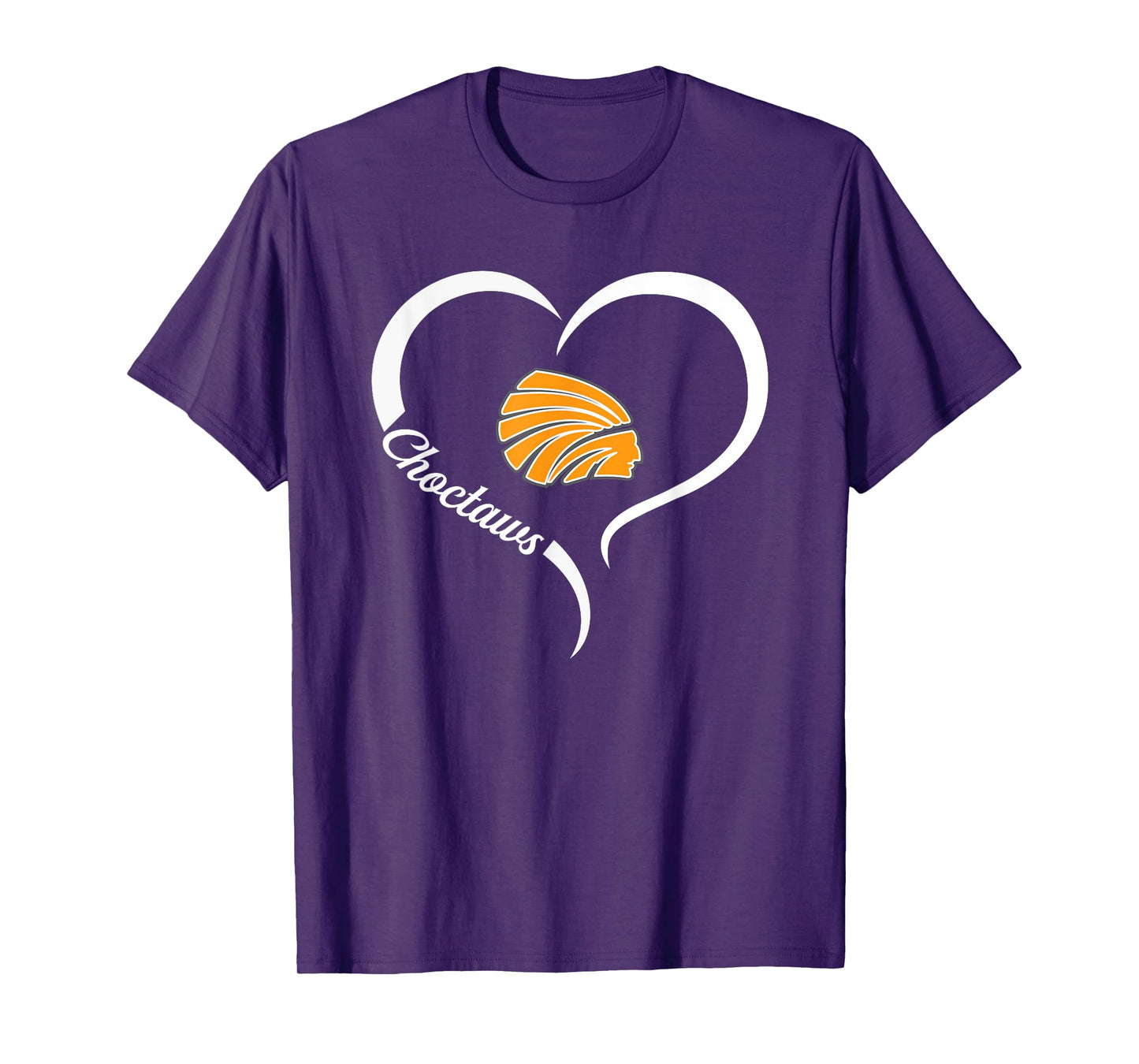 Dyer County Choctaws Logo Half Heart Slogan HS T-Shirt