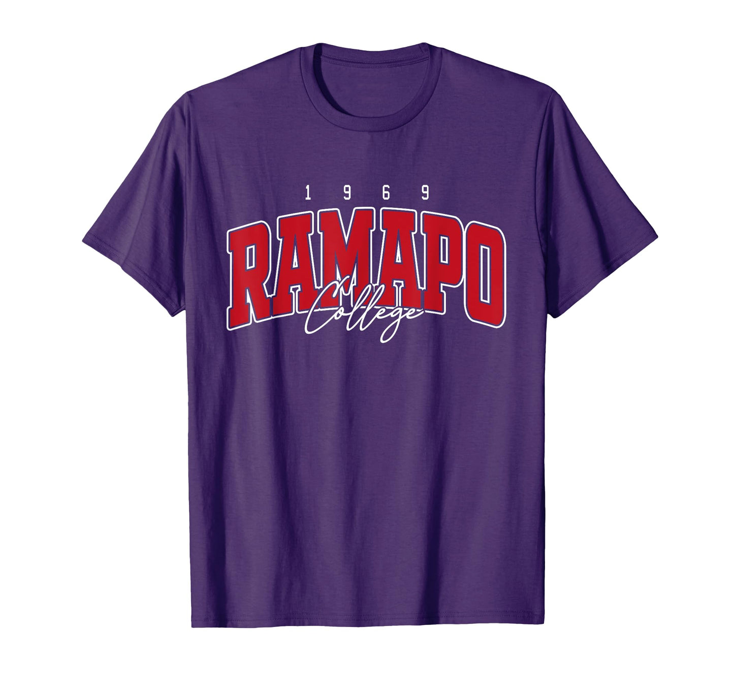 Ramapo Arch Vintage Retro Athletic Sports Tee Men Women T-Shirt