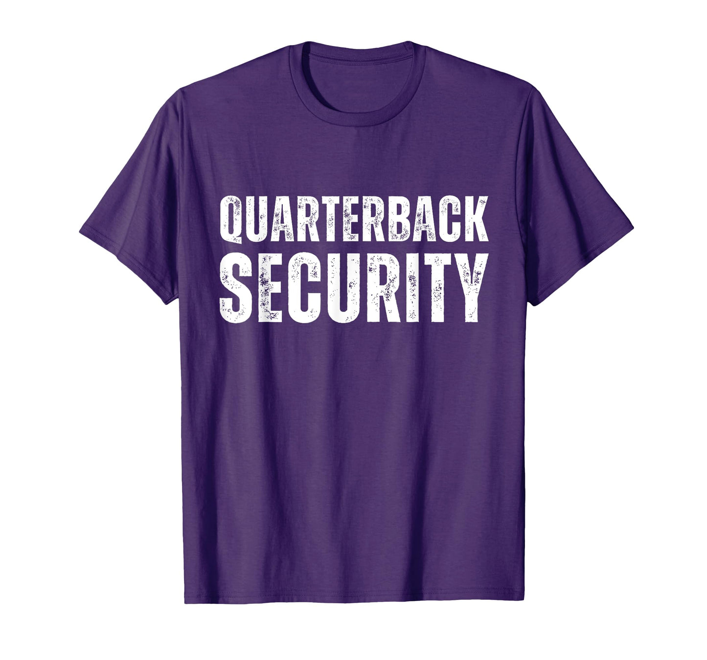 Football Offensive Humor Line Lineman Quarterback Security T-Shirt