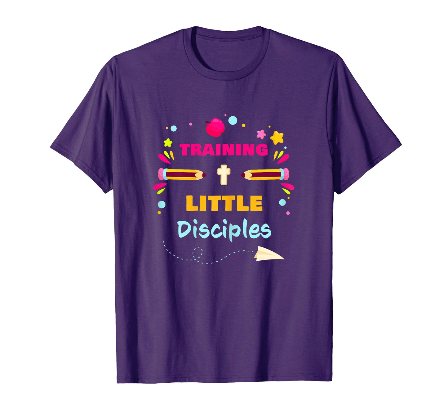 Sunday School Christian Teacher – Training Little Disciples T-Shirt for Women