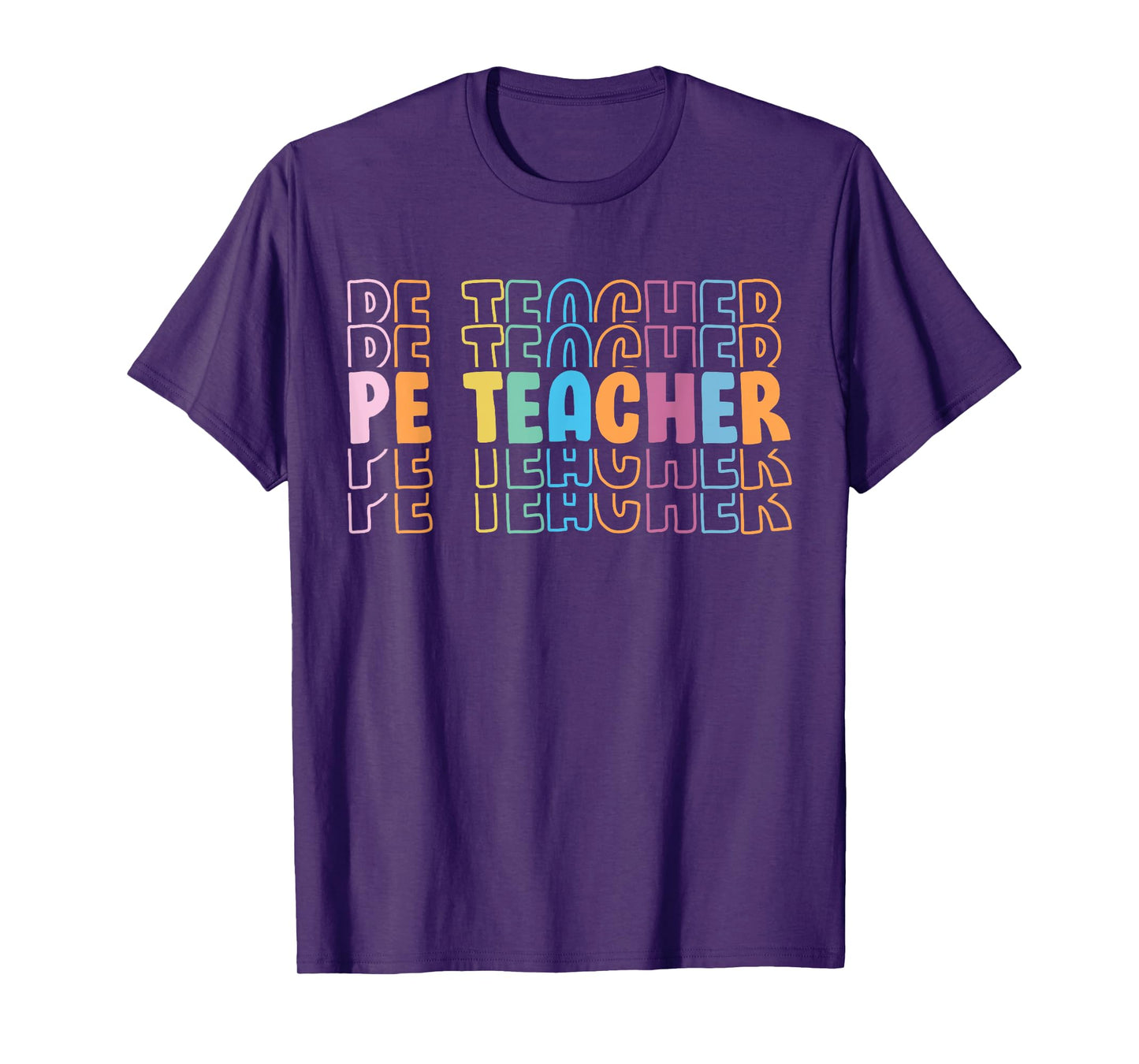 PE Teacher Vintage retro groovy Physical Education Teacher T-Shirt