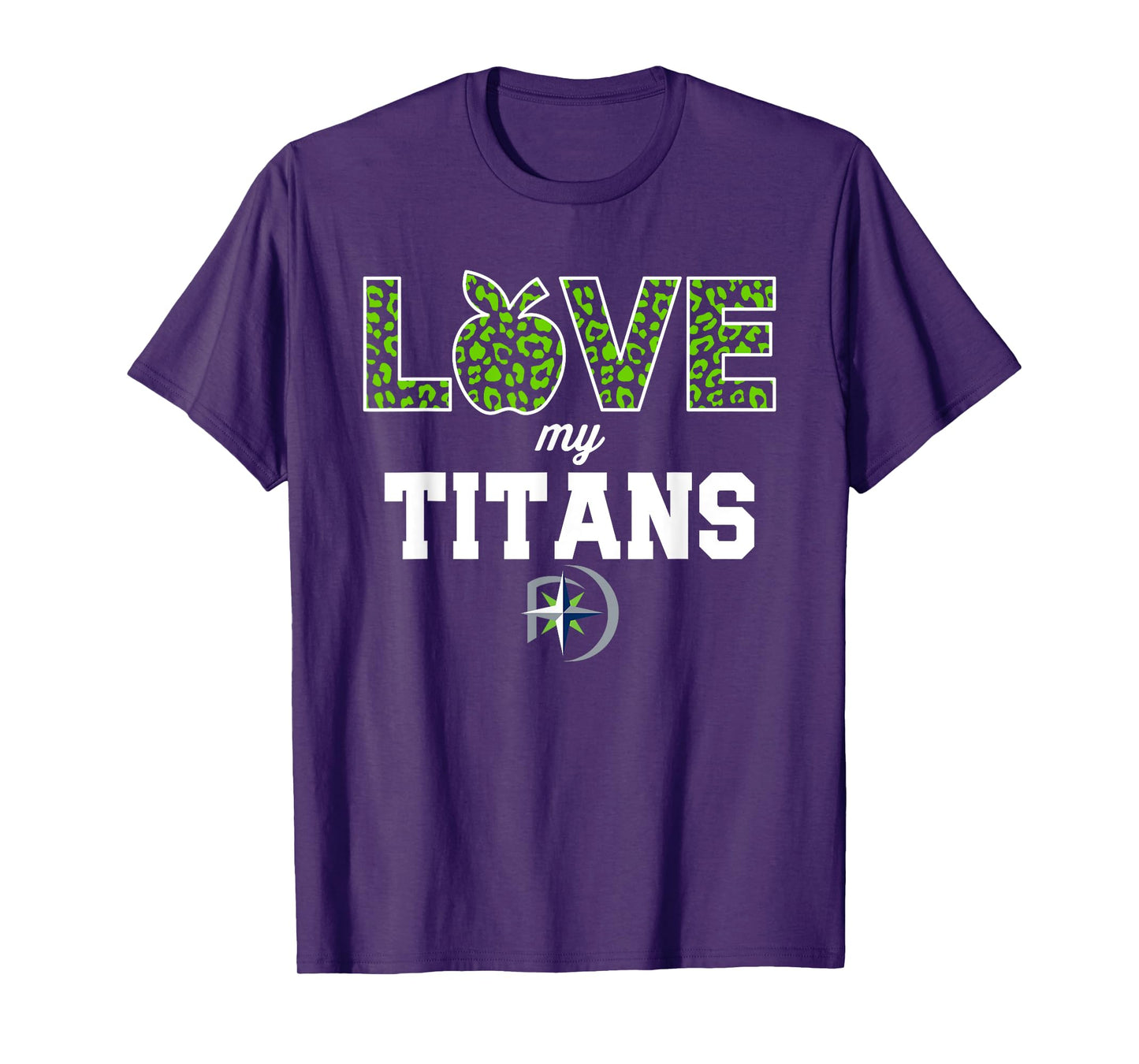 Discovery Titans Logo Love My Team HS T-Shirt