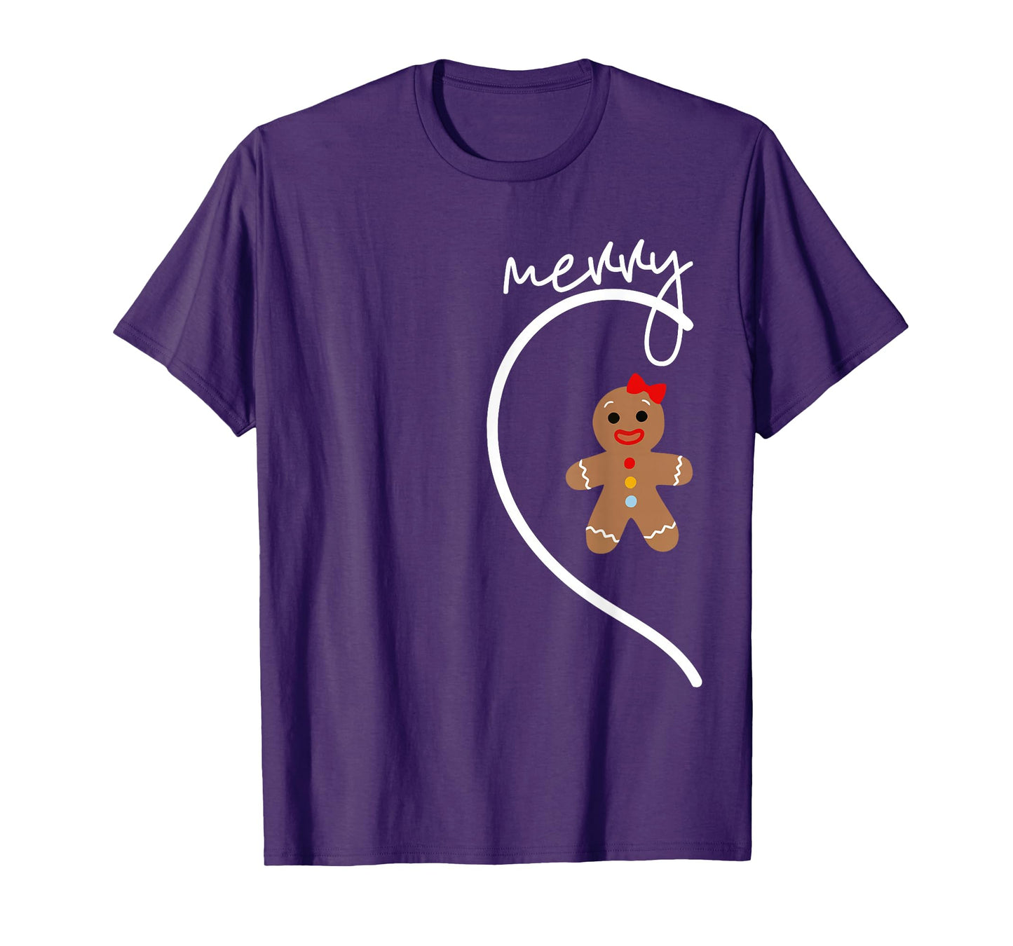 Merry Christmas Gingerbread Xmas Pajamas Holiday Couples T-Shirt