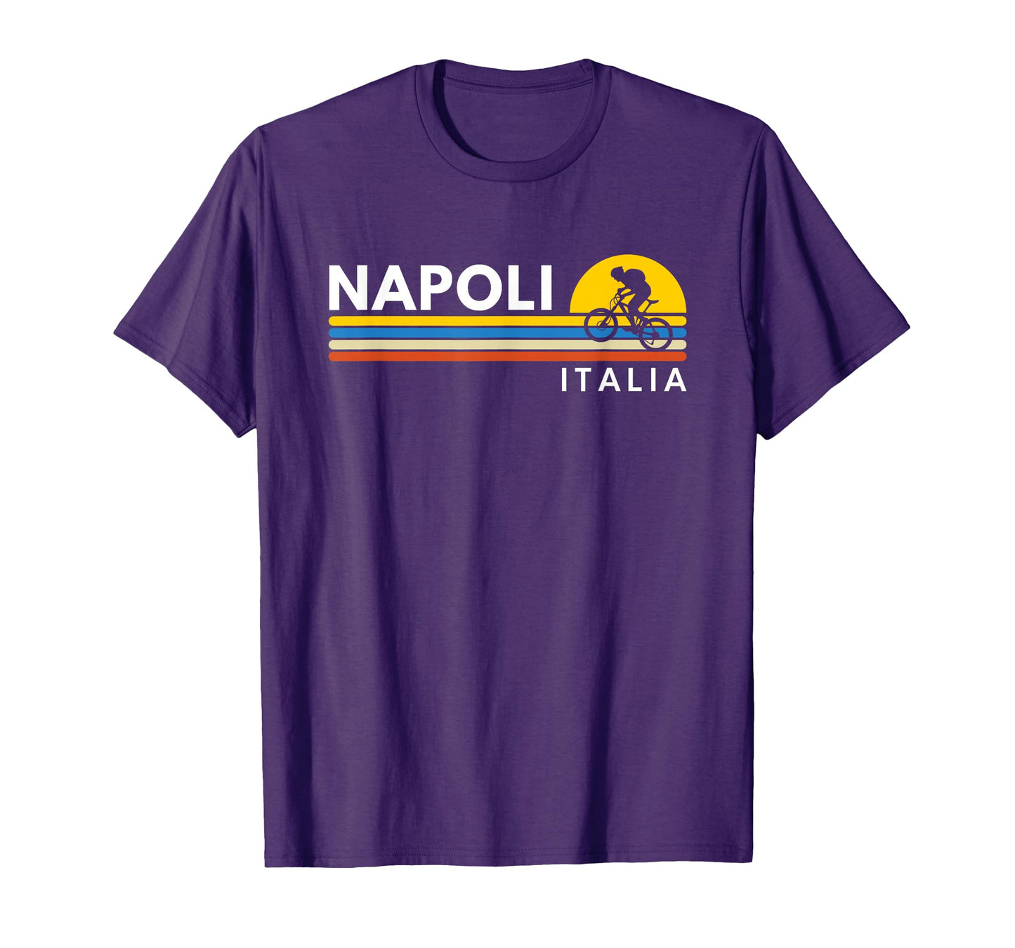 Napoli Italia Italy Vintage Retro Souvenirs Biking T-Shirt