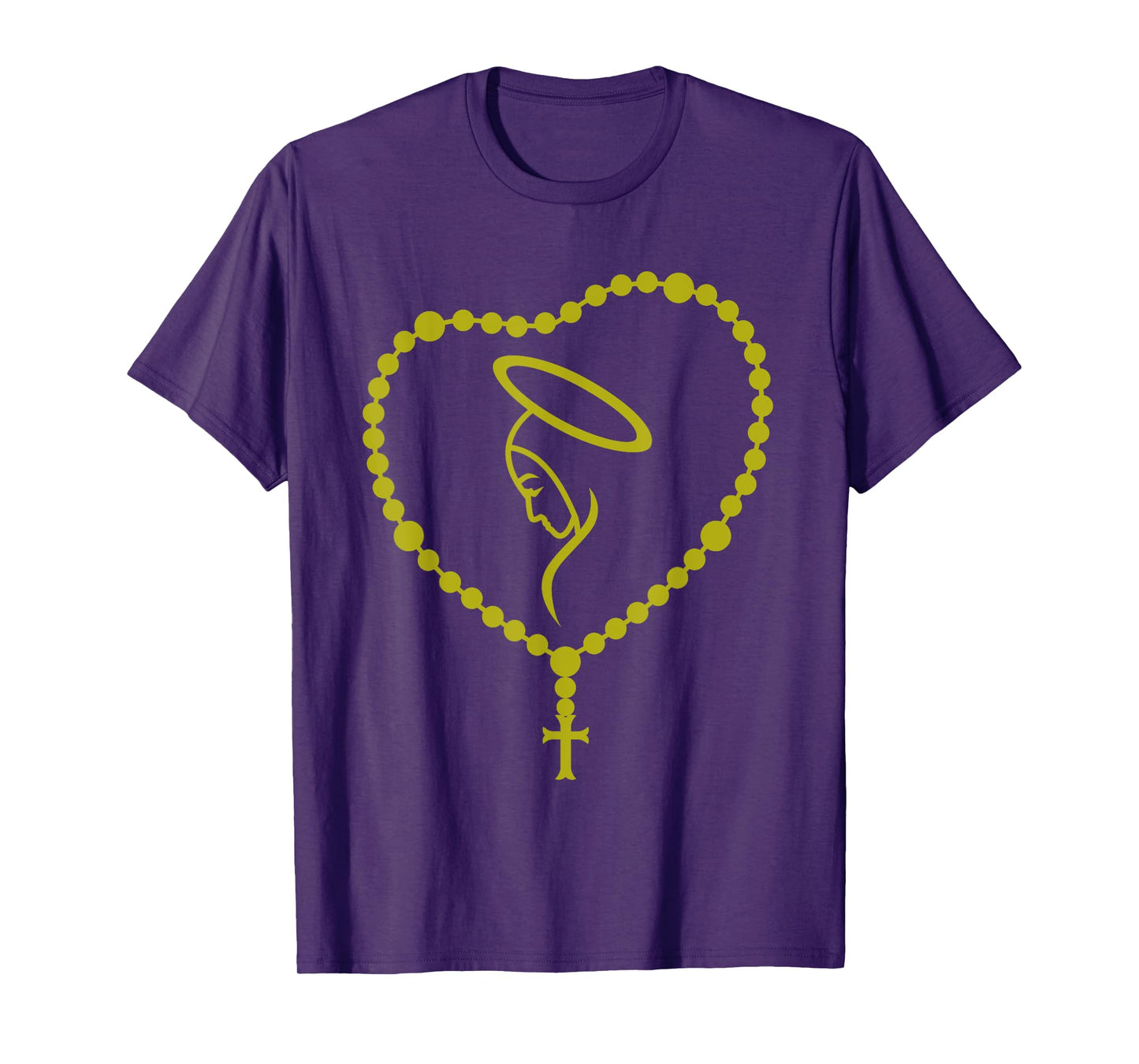 The Holy Rosary Virgin Mary Funny Catholics Christian Gift T-Shirt