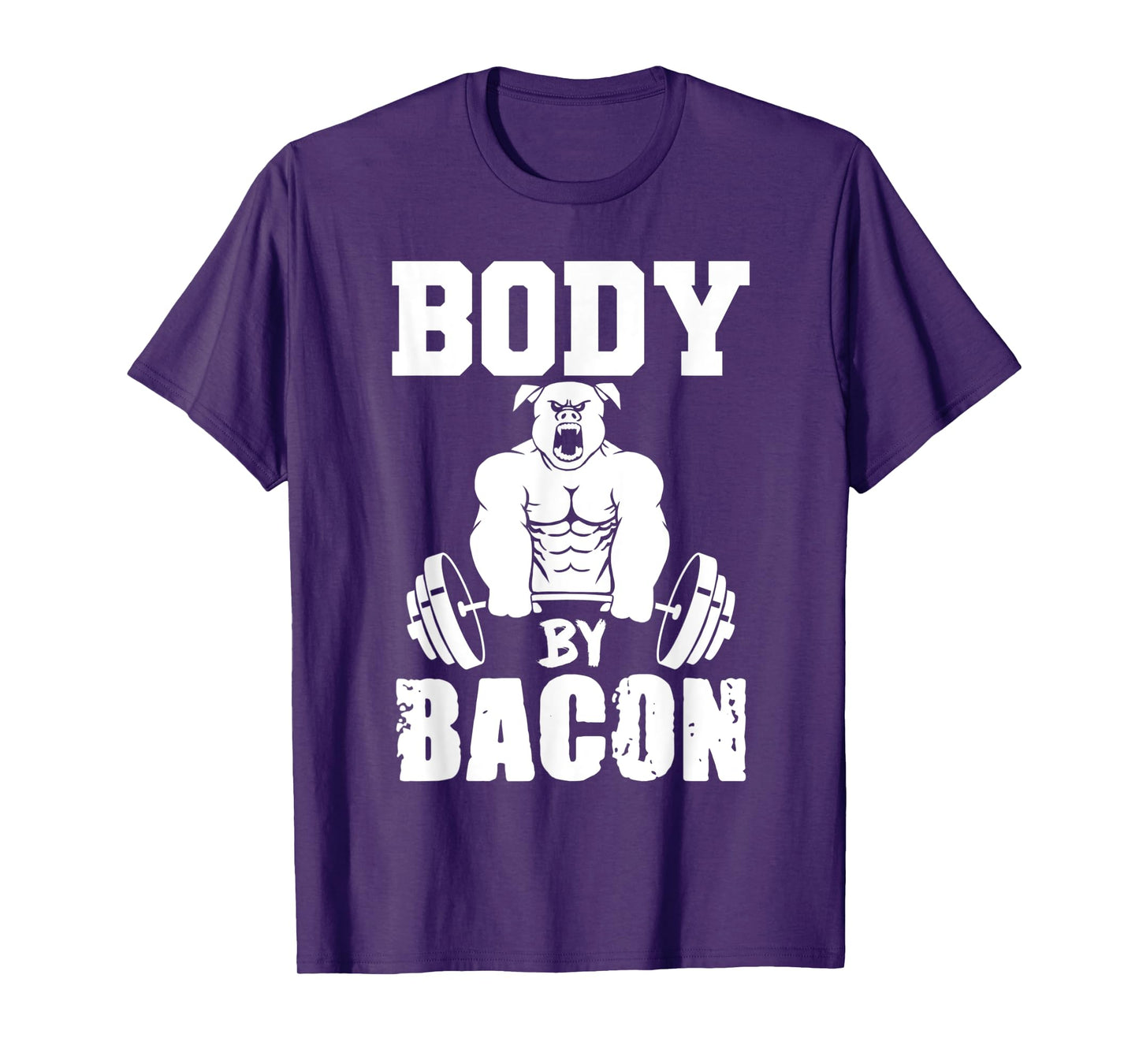 Funny Body By Bacon Gym Lifting T-Shirt