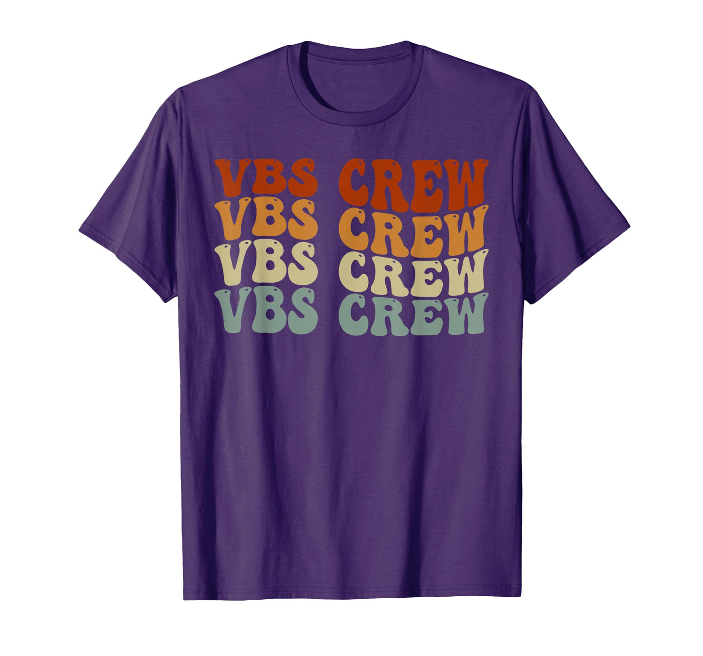 VBS Crew Vacation Bible VBS Teacher Vintage Christian School T-Shirt