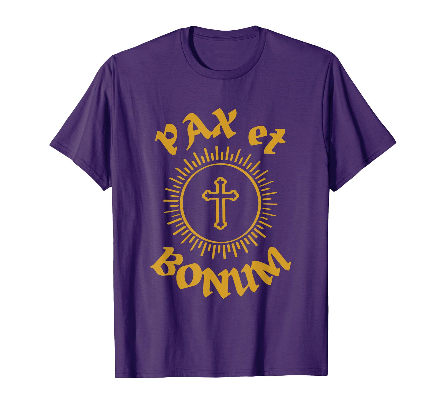 Pax et Bonum. Saint Francis Christian message gift T-Shirt