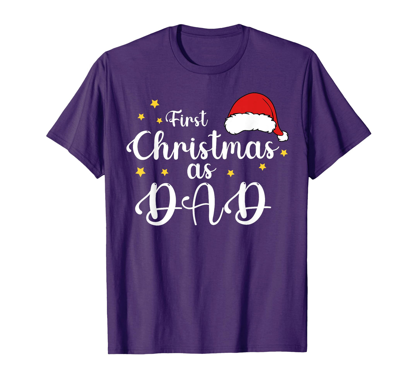 First Christmas As Dad 1st Christmas Matching Family Holiday T-Shirt