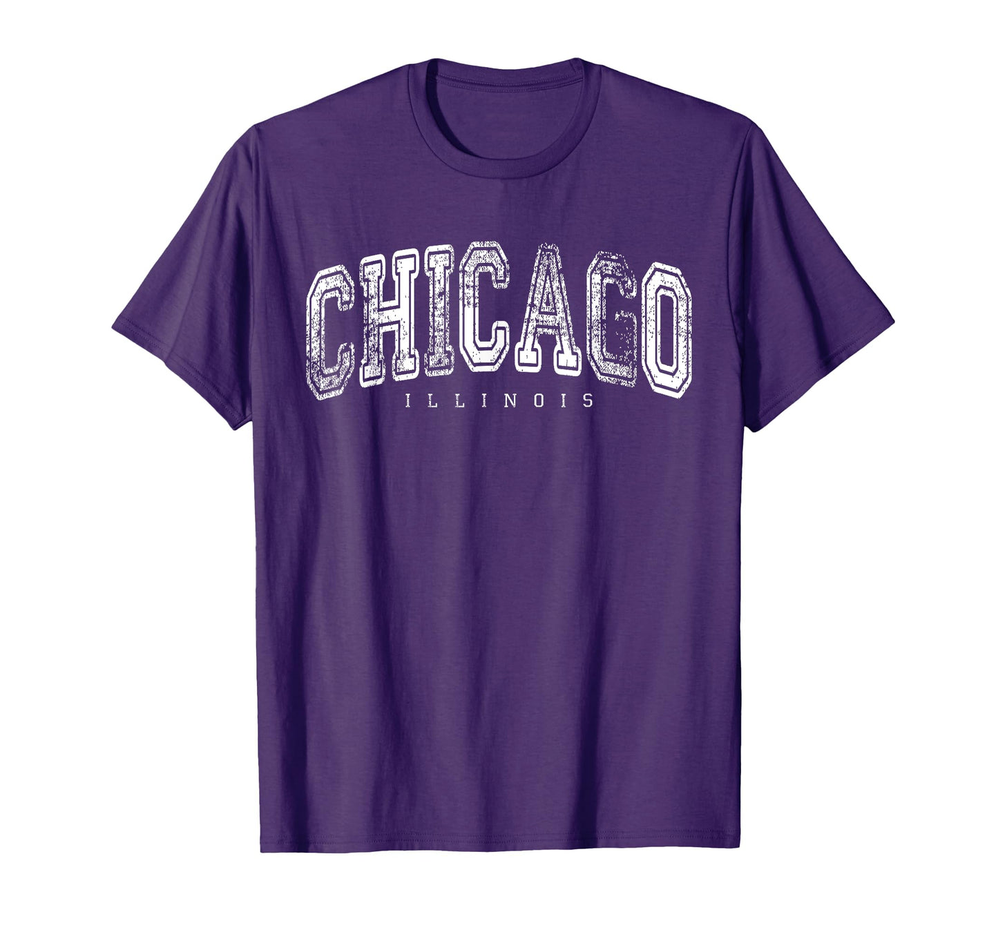 Chicago Illinois Vintage Retro US City State Travel T-Shirt