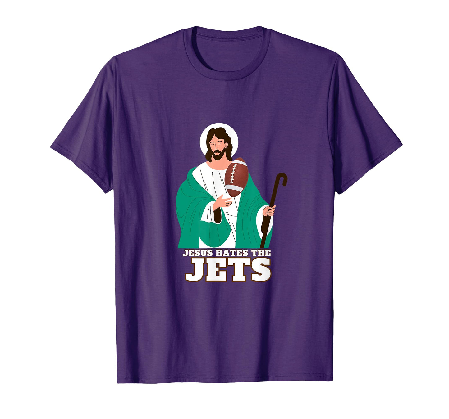 Jesus Hates The Jets Football Shirt T-Shirt