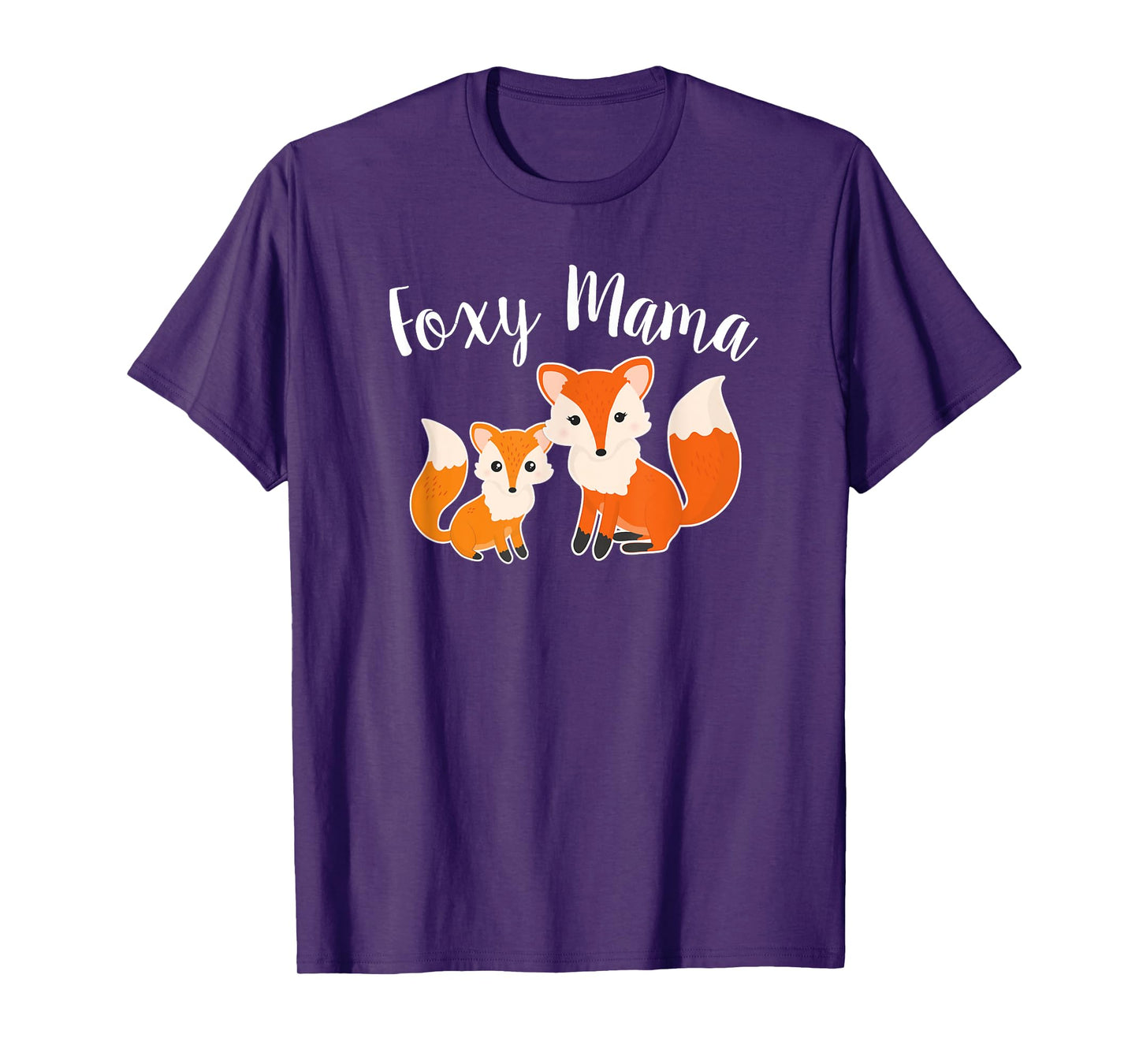 Foxy Mama Funny Mom Joke Saying Mother Daughter Cute Graphic T-Shirt