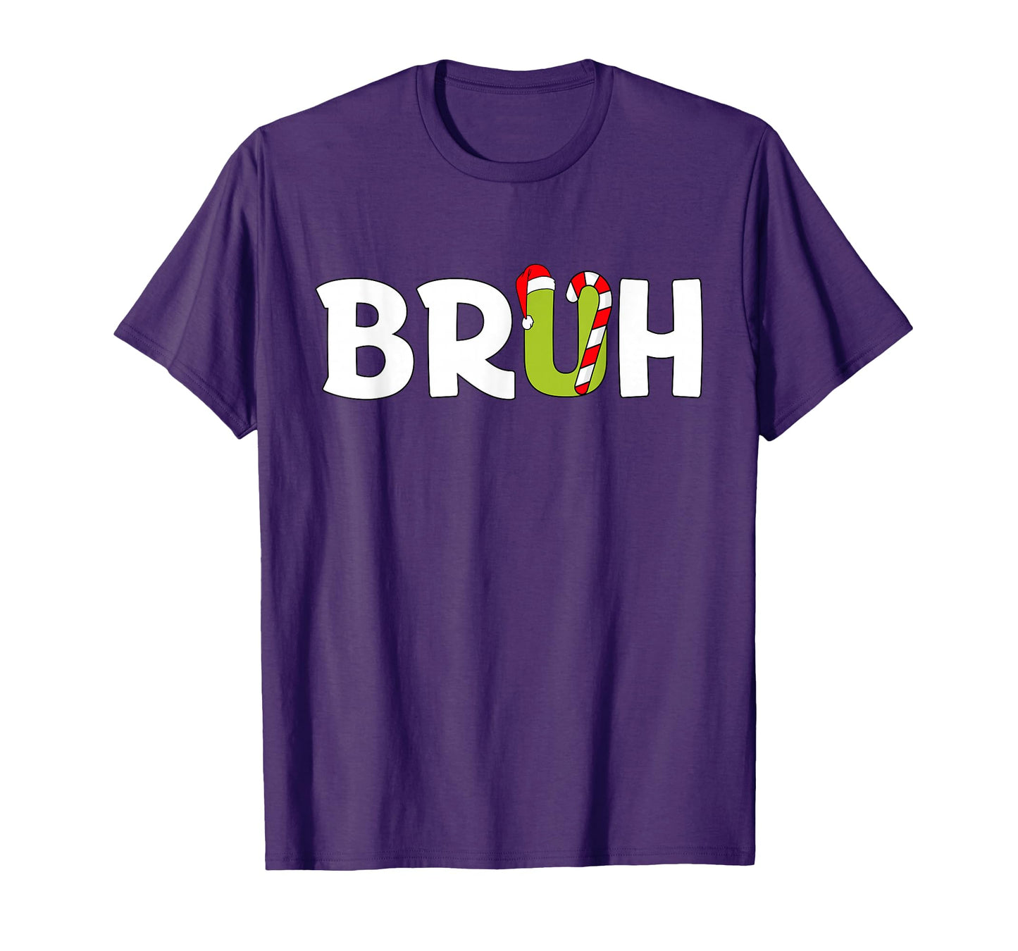 Bruh Christmas Kids Teens Boys Funny Christmas Humor Meme T-Shirt