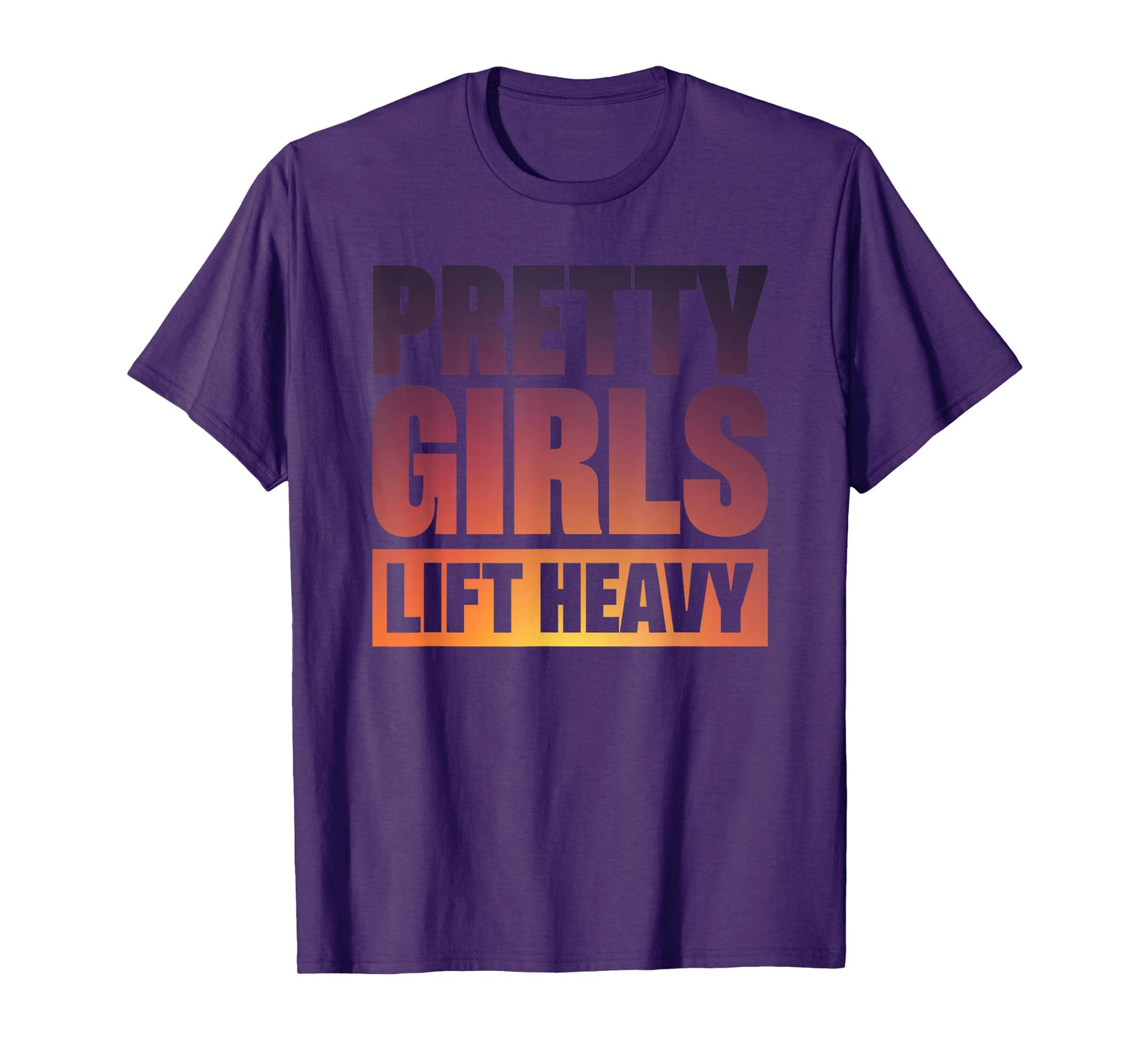 Weightlifting Fitness Gym Girl Powerlifter Women's Black Crew Neck Short Sleeve Modern Classic Regular Fit T-Shirt