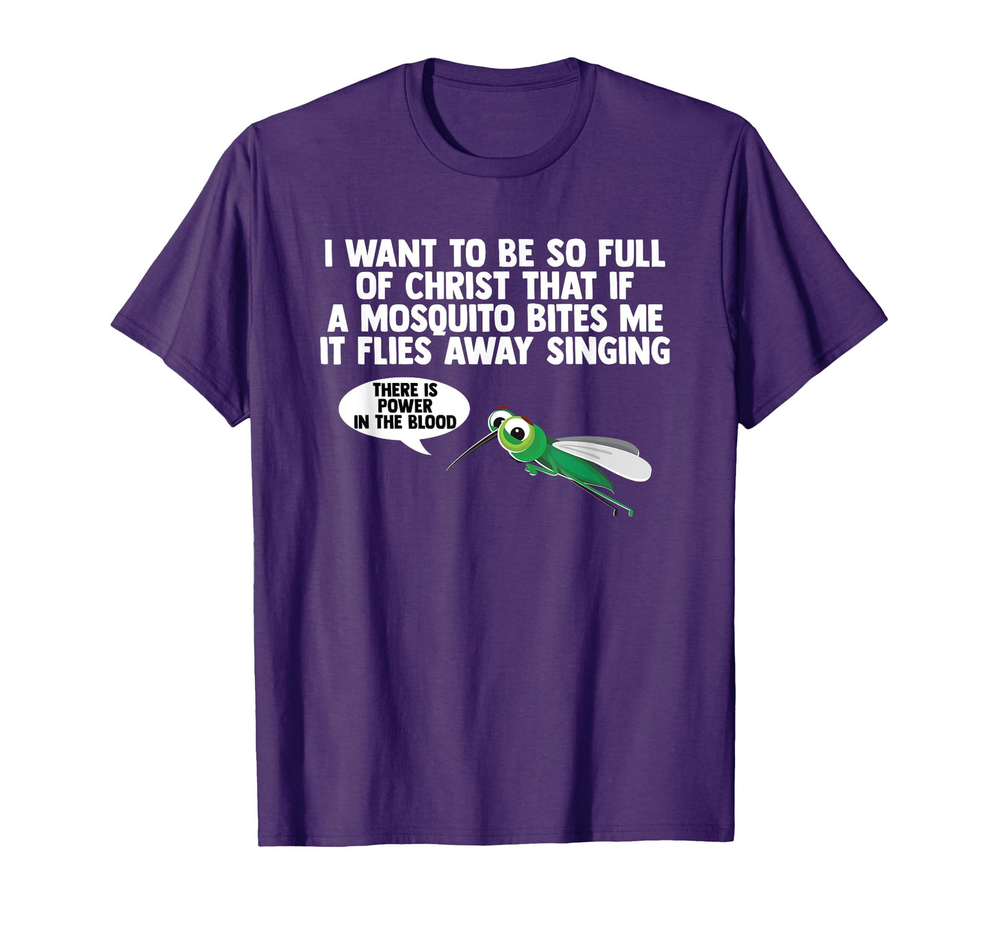 Christian Mosquito Gag Jokes Religious Christian T-Shirt