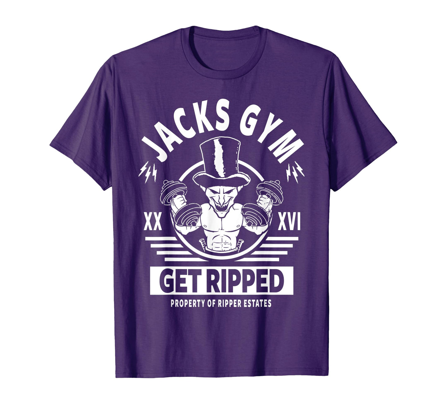 Jack The Ripper Fitness & Exercise Gym Motivation Workout T-Shirt