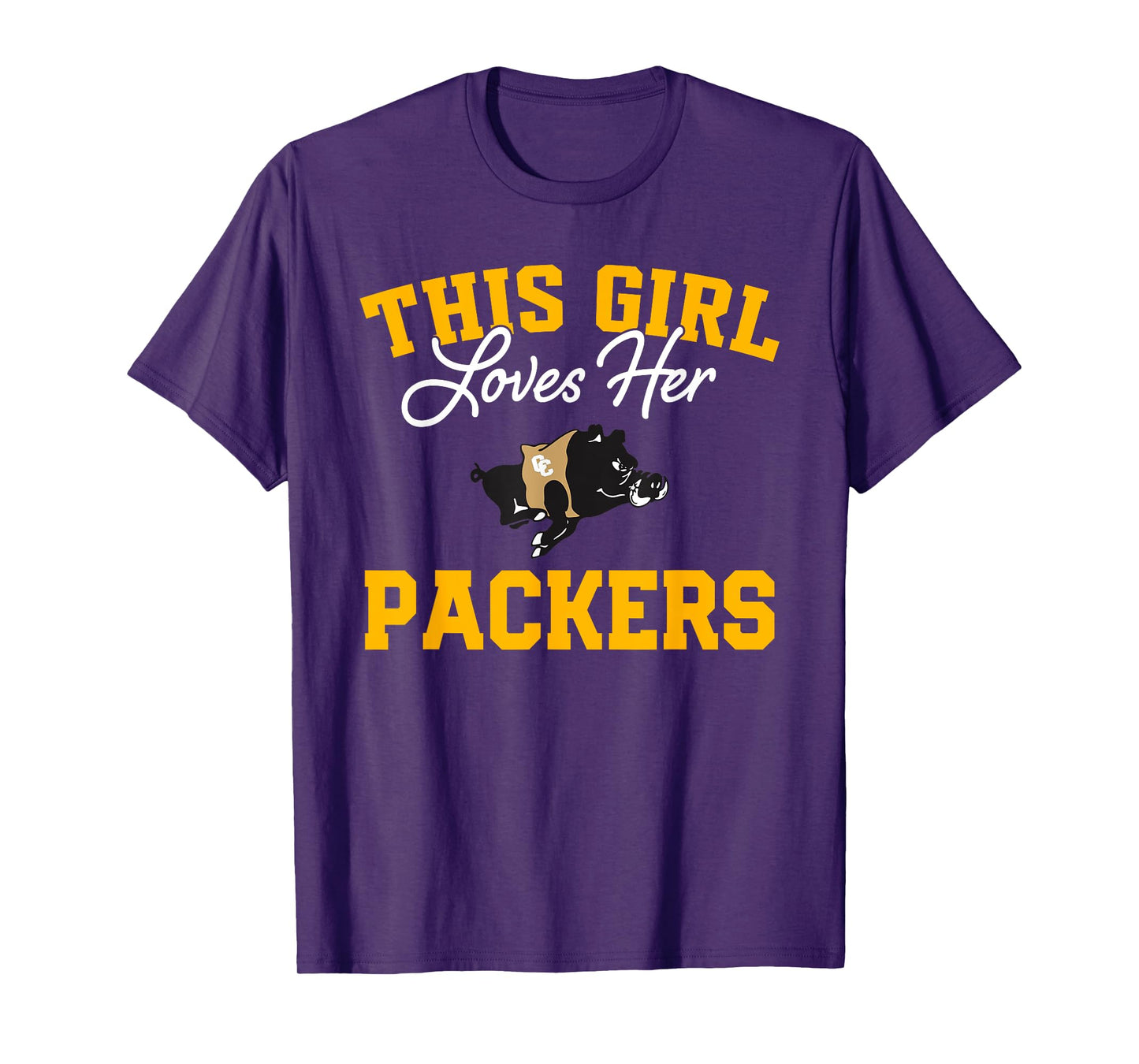 Colquitt County Packers Logo This Girl Loves Her HS T-Shirt