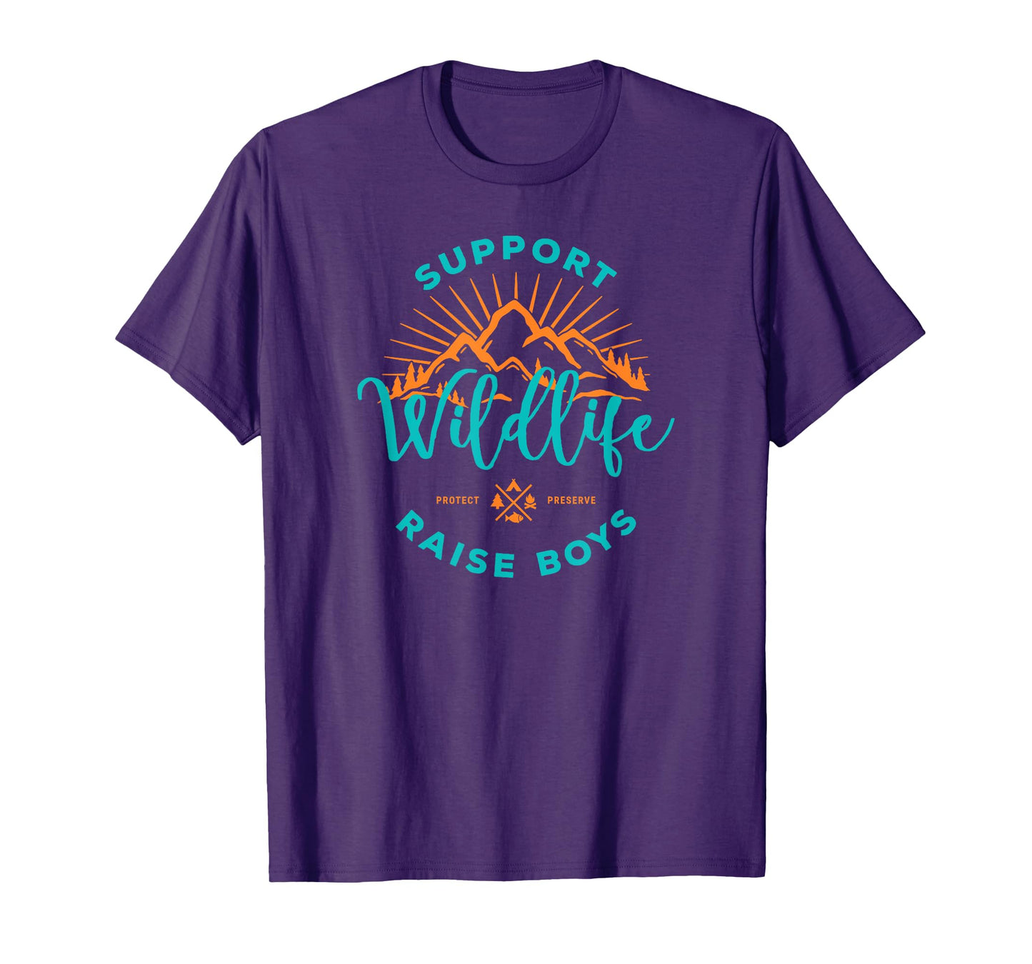 Support Wildlife Raise Boys T Shirt T-Shirt