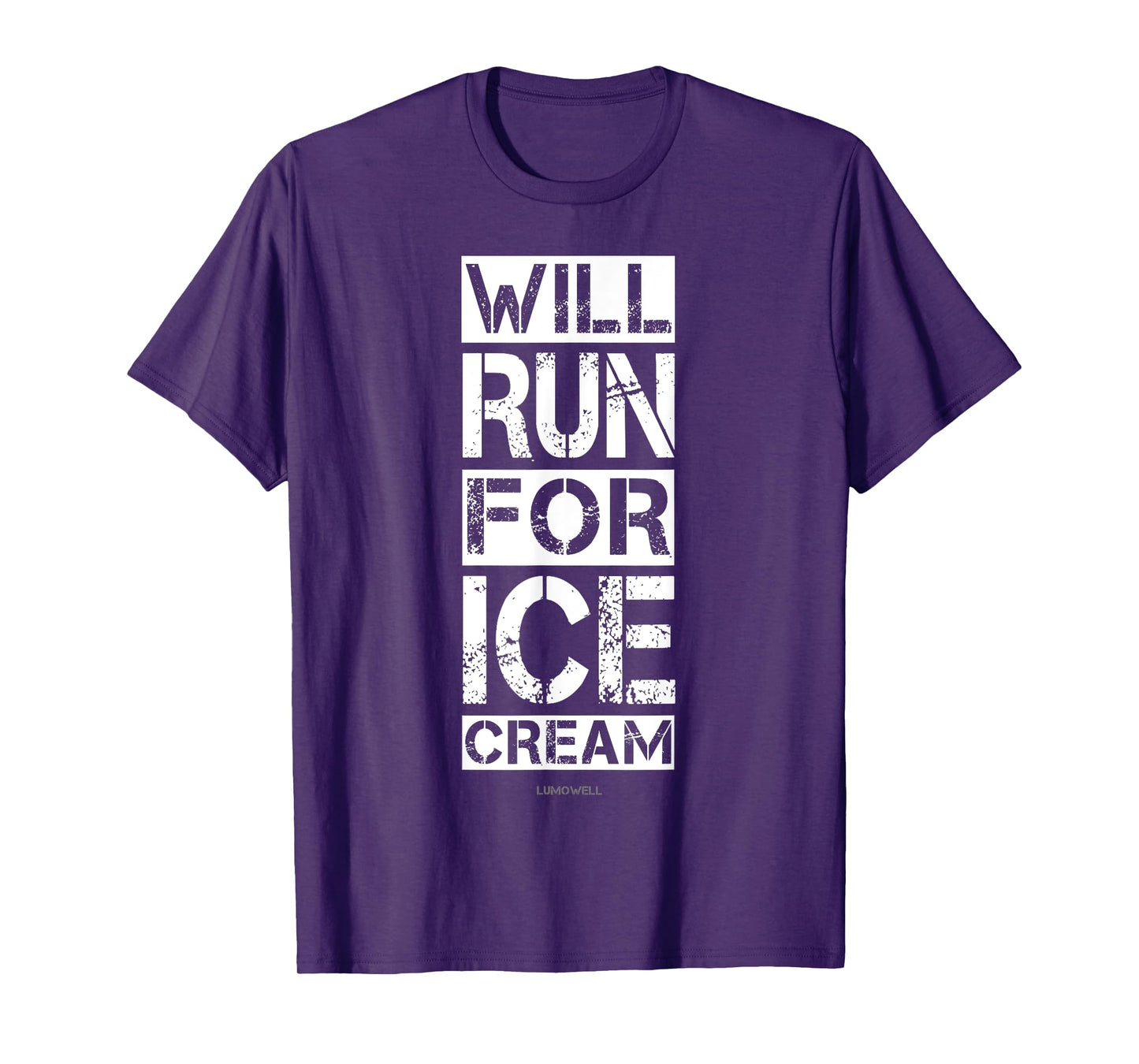 Funny Will Run For Ice Cream Running Shirt - Runner Shirts Men Women Girls Kids T-Shirt