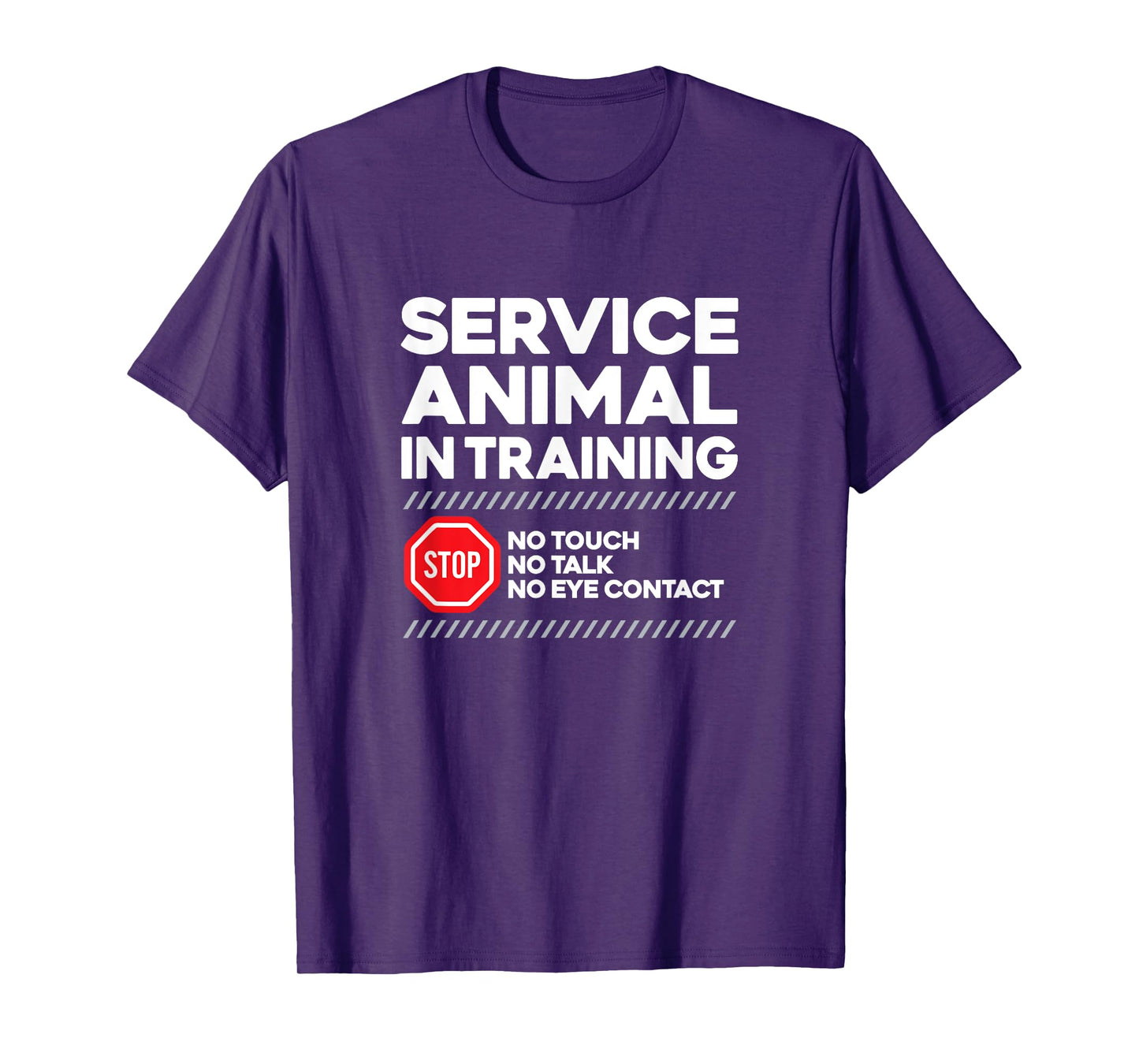 SERVICE ANIMAL IN TRAINING - sarcastic witty dog cat lover Men Women T-Shirt