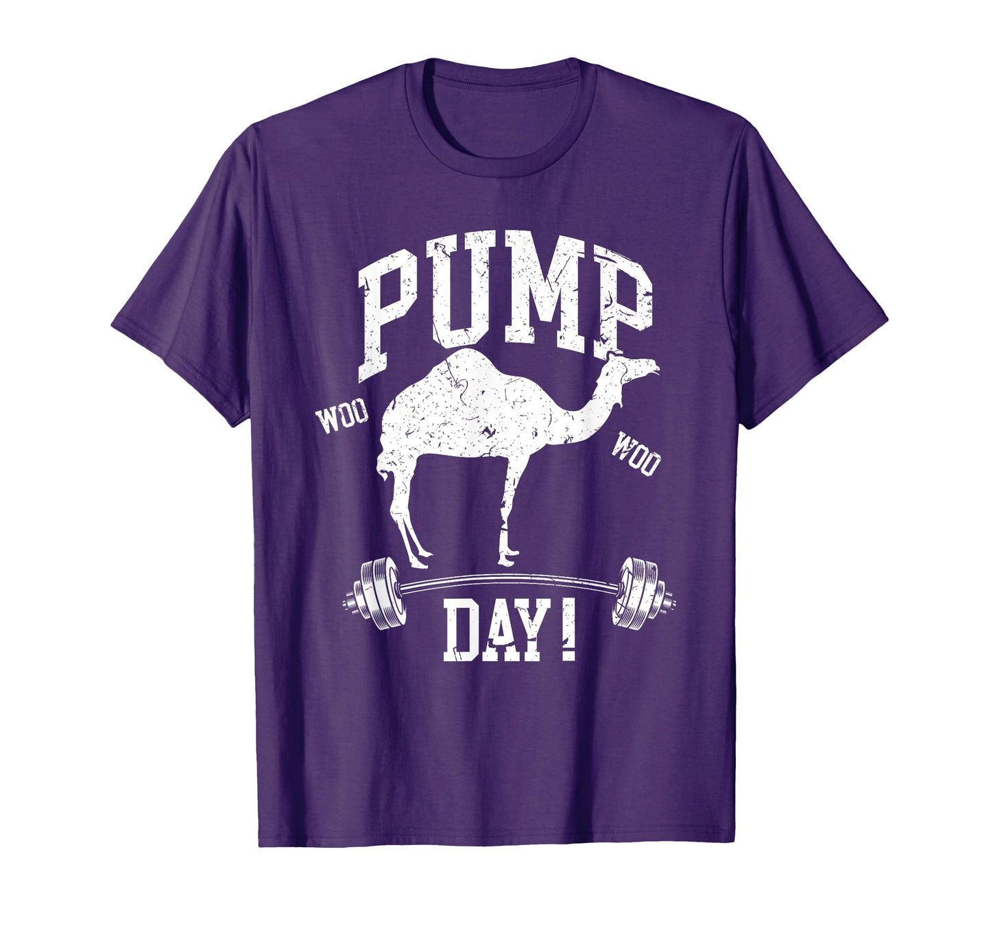 Funny Pump Day Hump Day Camel Weight Lifting Training Gym T-Shirt