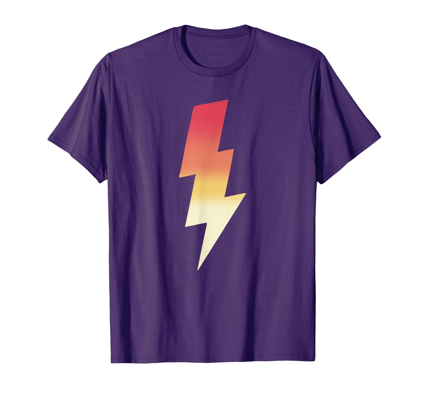 Lightning Bolt Vintage Graphic Tees Tops for Men Women Boys T-Shirt
