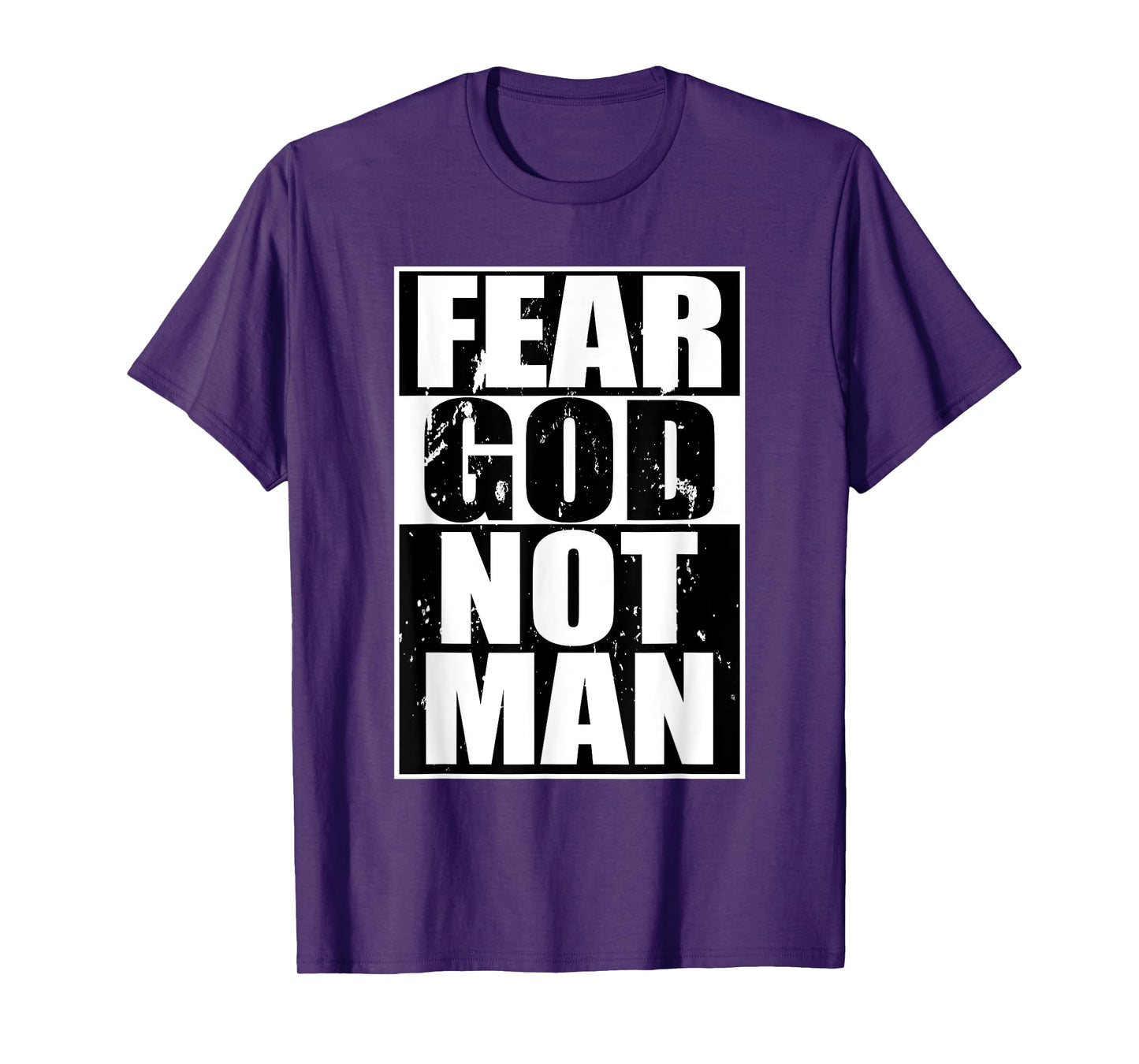 Fear God Not Man Cool Christian Gifts Halloween Shirt Boys T-Shirt