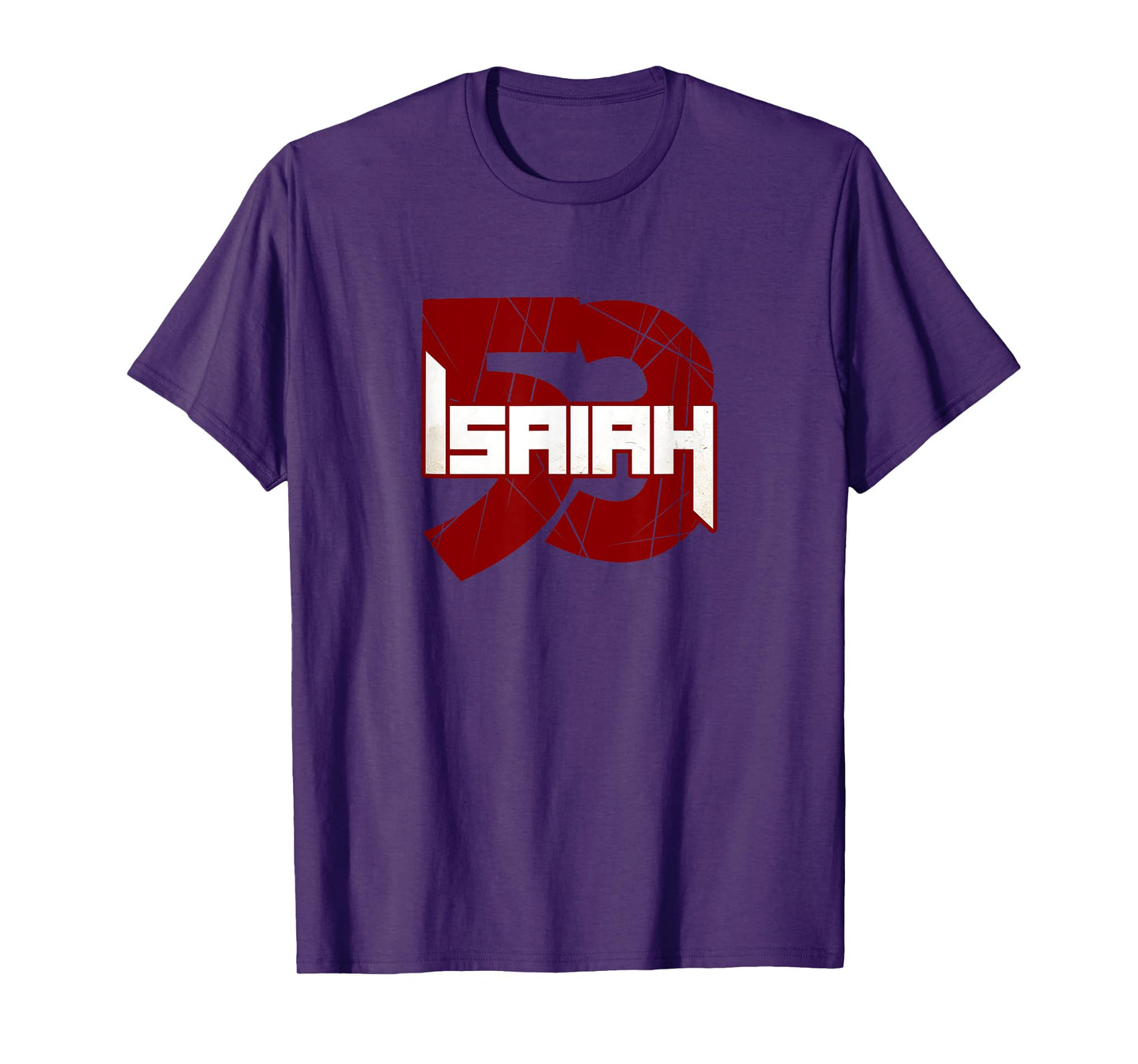 Christian Isaiah Commentary Bible Verse Jesus Isaiah 53 Men T-Shirt
